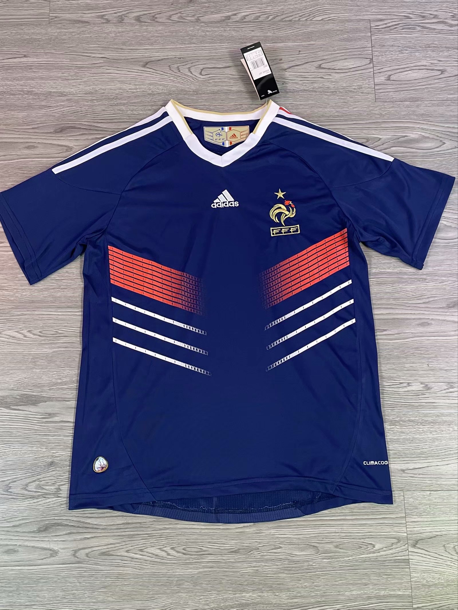 2010 France Home Retro Jersye - leoleo123123