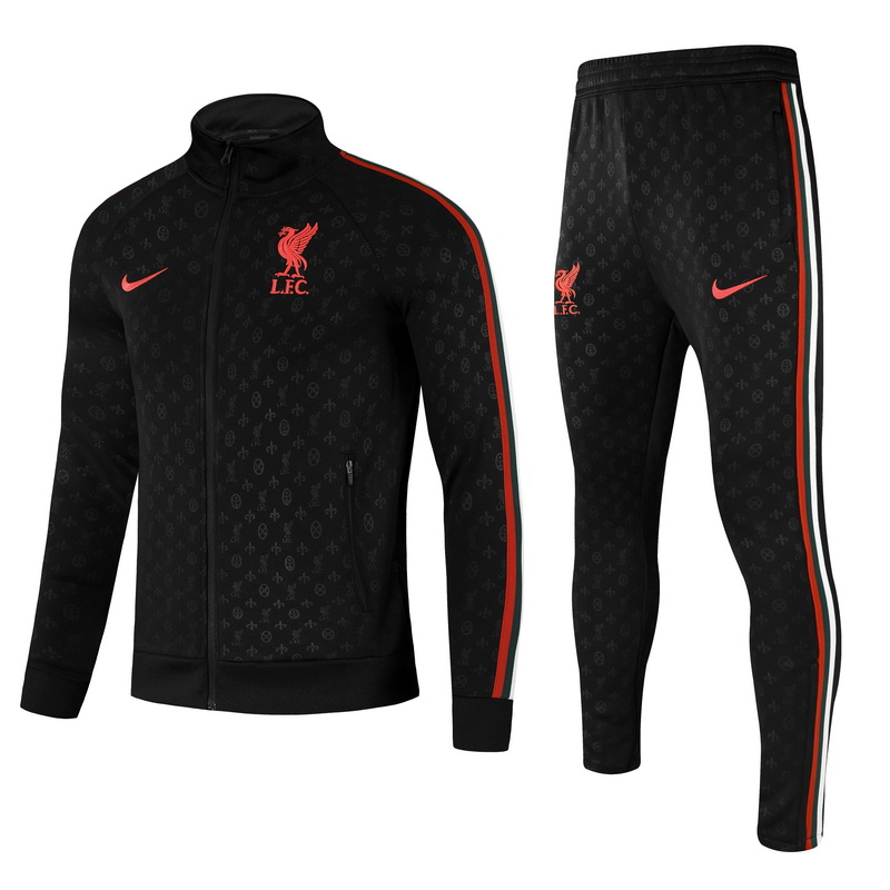 21/22 Liverpool Black Jacket Tracksuit Thai Quality - leoleo123123