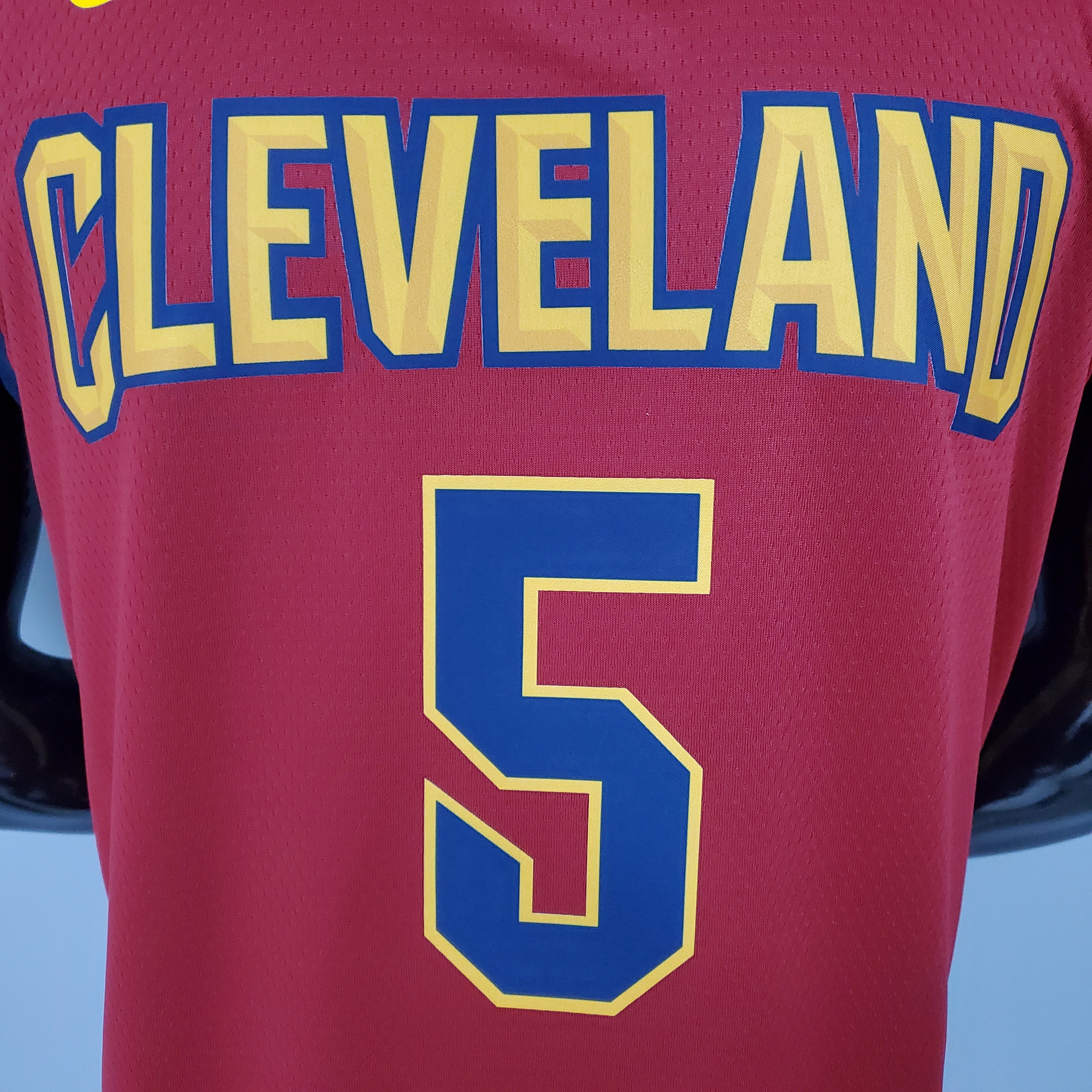 NBA Men Cleveland Cavaliers Red #5 SMITH JR Jersey High Quality Name and Number Print - leoleo123123