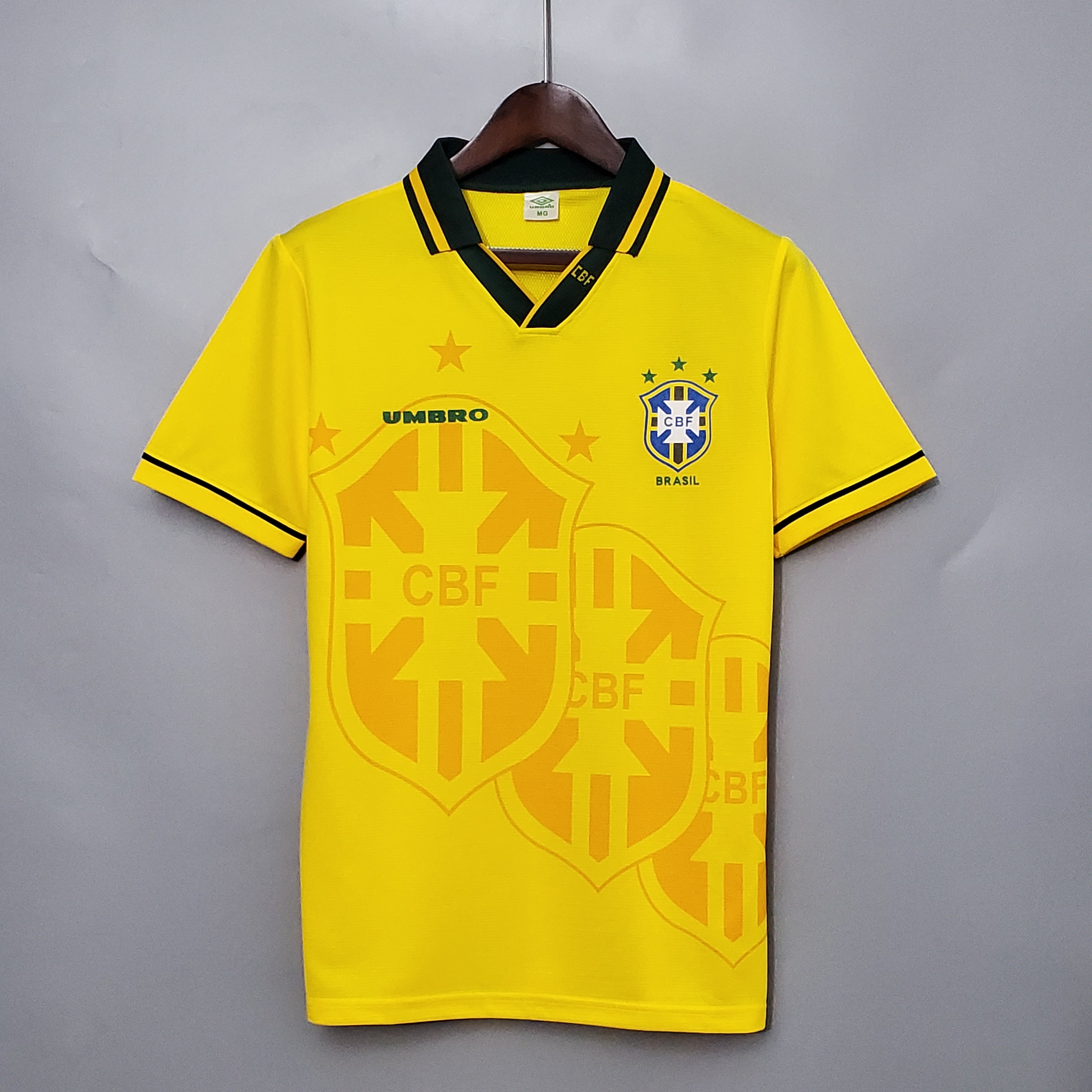 93/94 Brazil Home Retro Jersey - leoleo123123