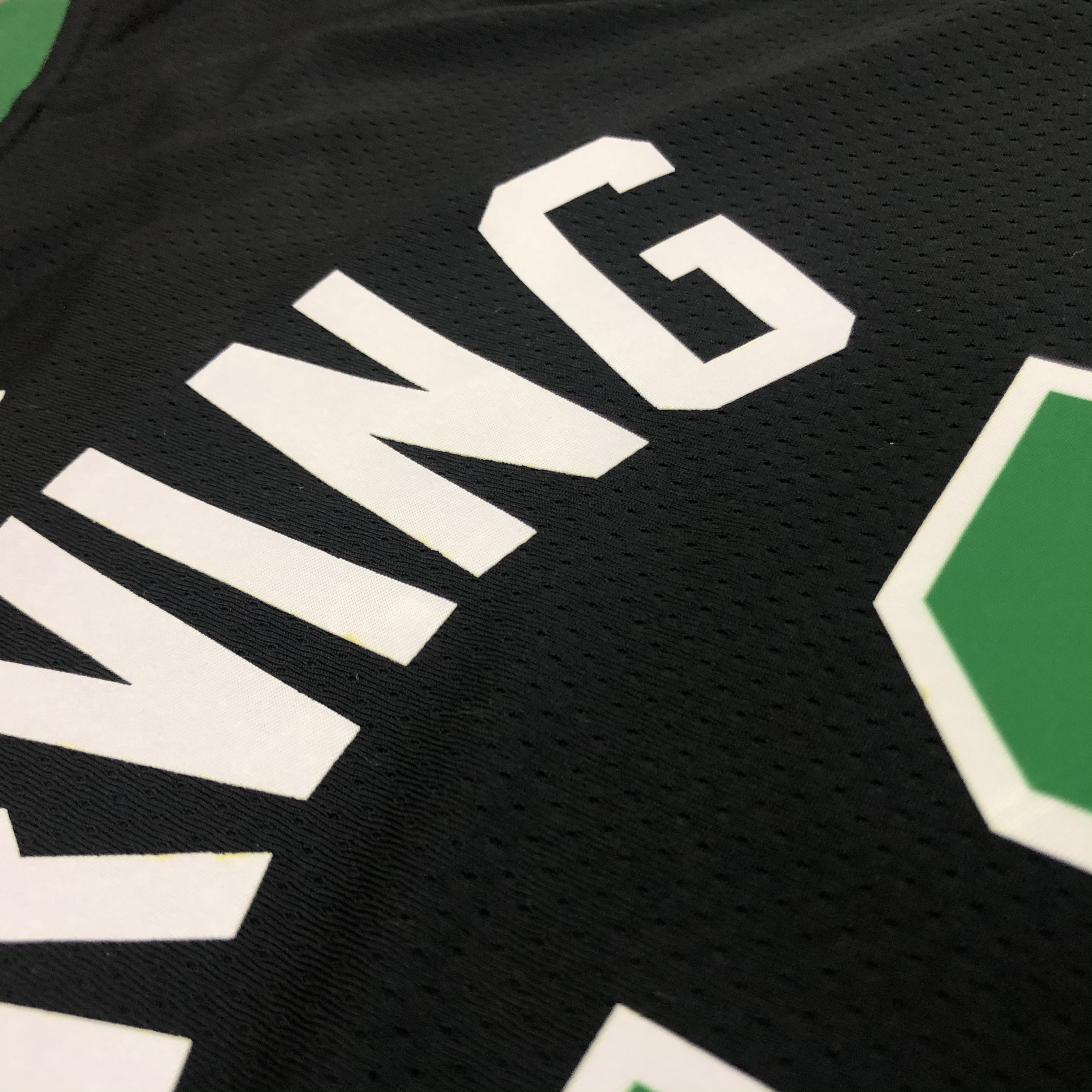 NBA Season 2021 Boston Celtics Black with Green Name #11 IRVING Jersey High Quality Name and Number Print - leoleo123123