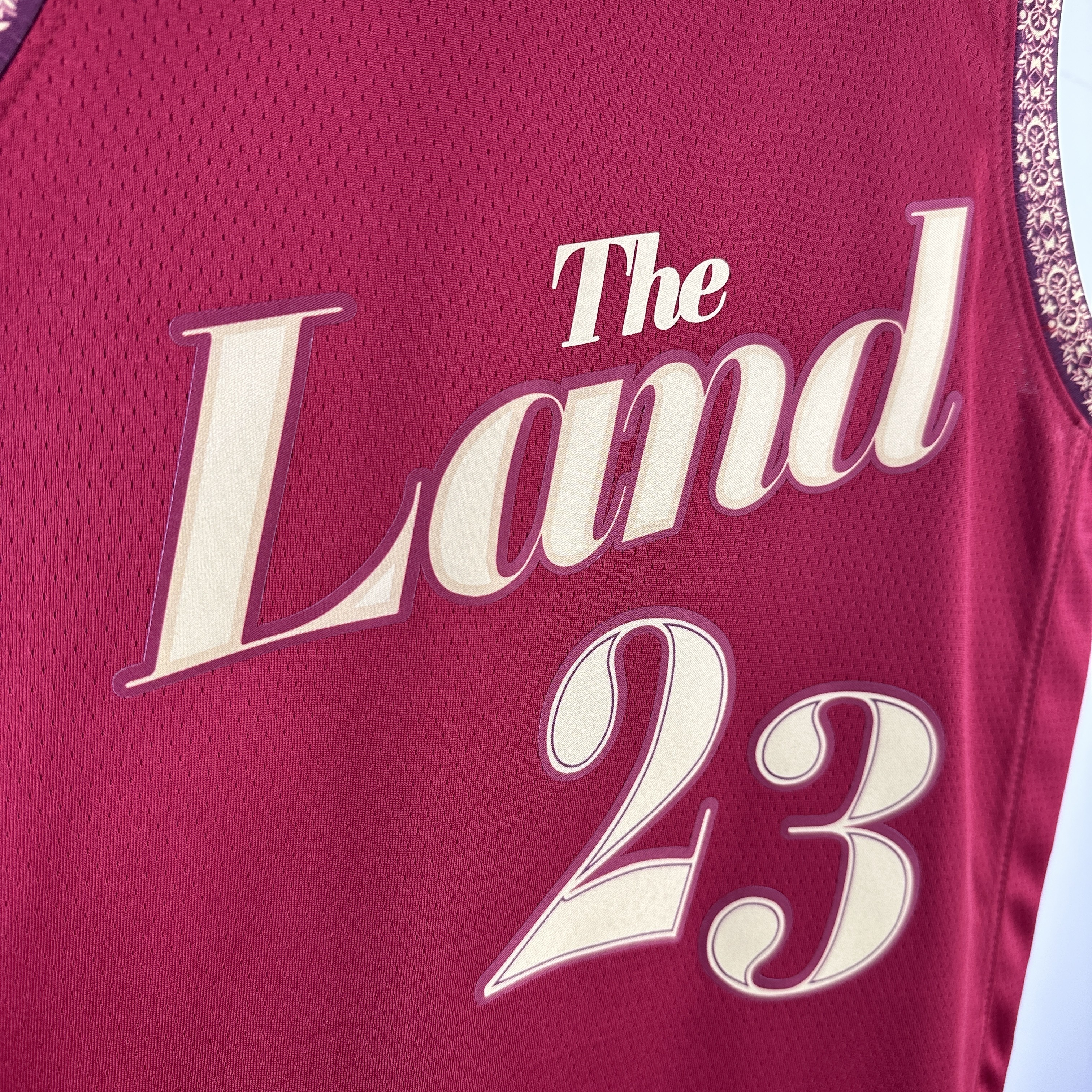 NBA 2024 Men Cleveland Cavaliers City Edition Red #23 JAMES Jersey High Quality Name and Number Print - leoleo123123