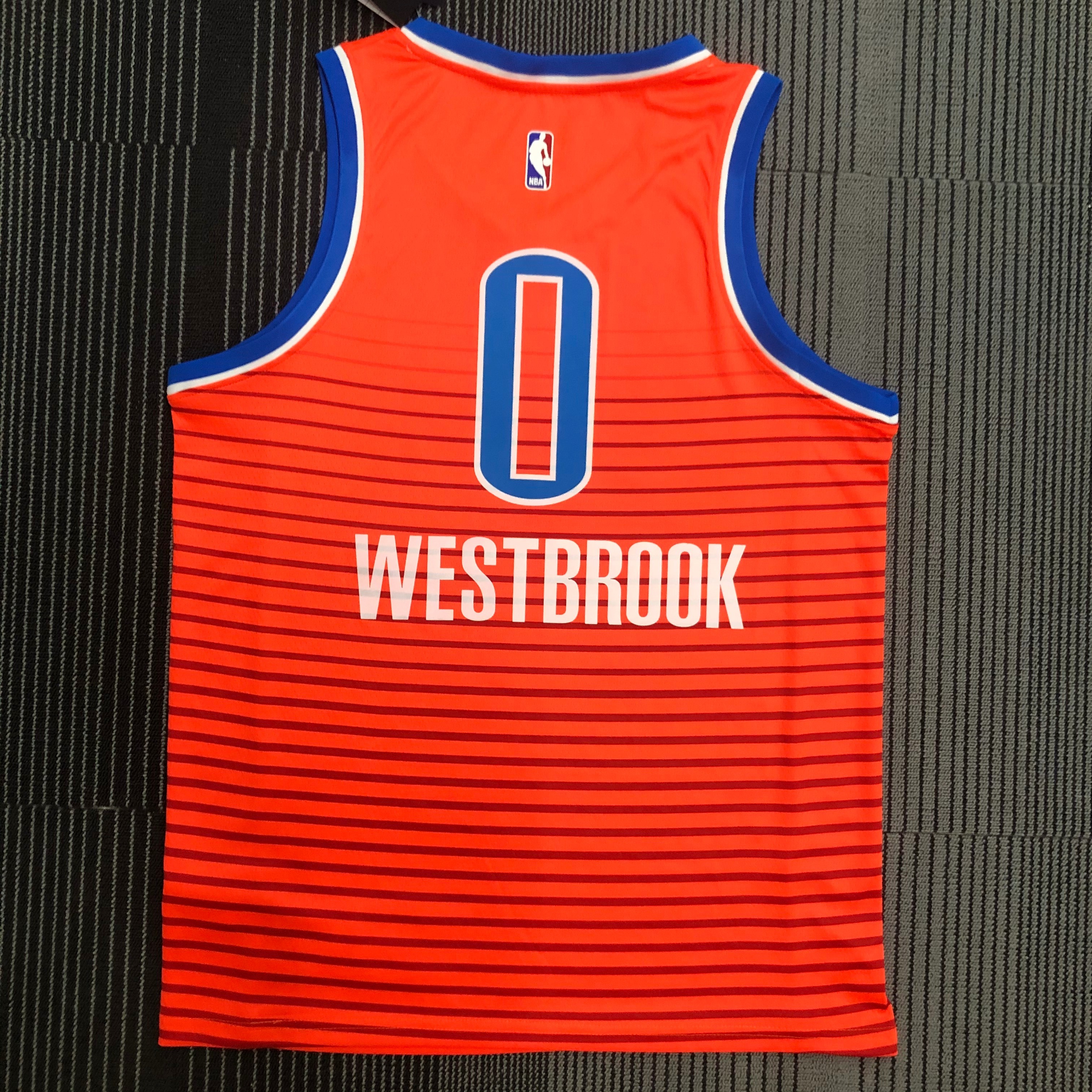 NBA New Season 2021 Men Oklahoma City Thunder Orange #0 WESTBROOK Jersey High Quality Name and Number Print - leoleo123123