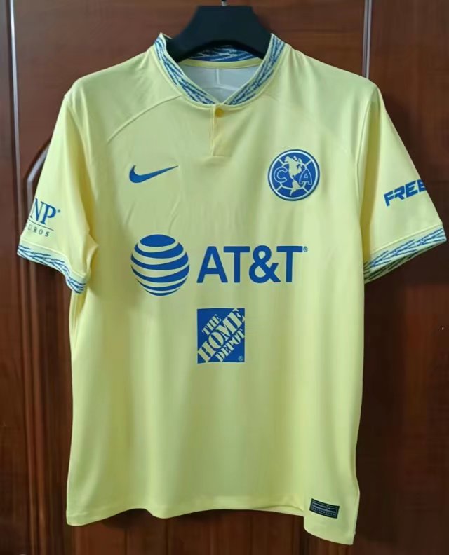 22/23 America Home Yellow Jersey - leoleo123123