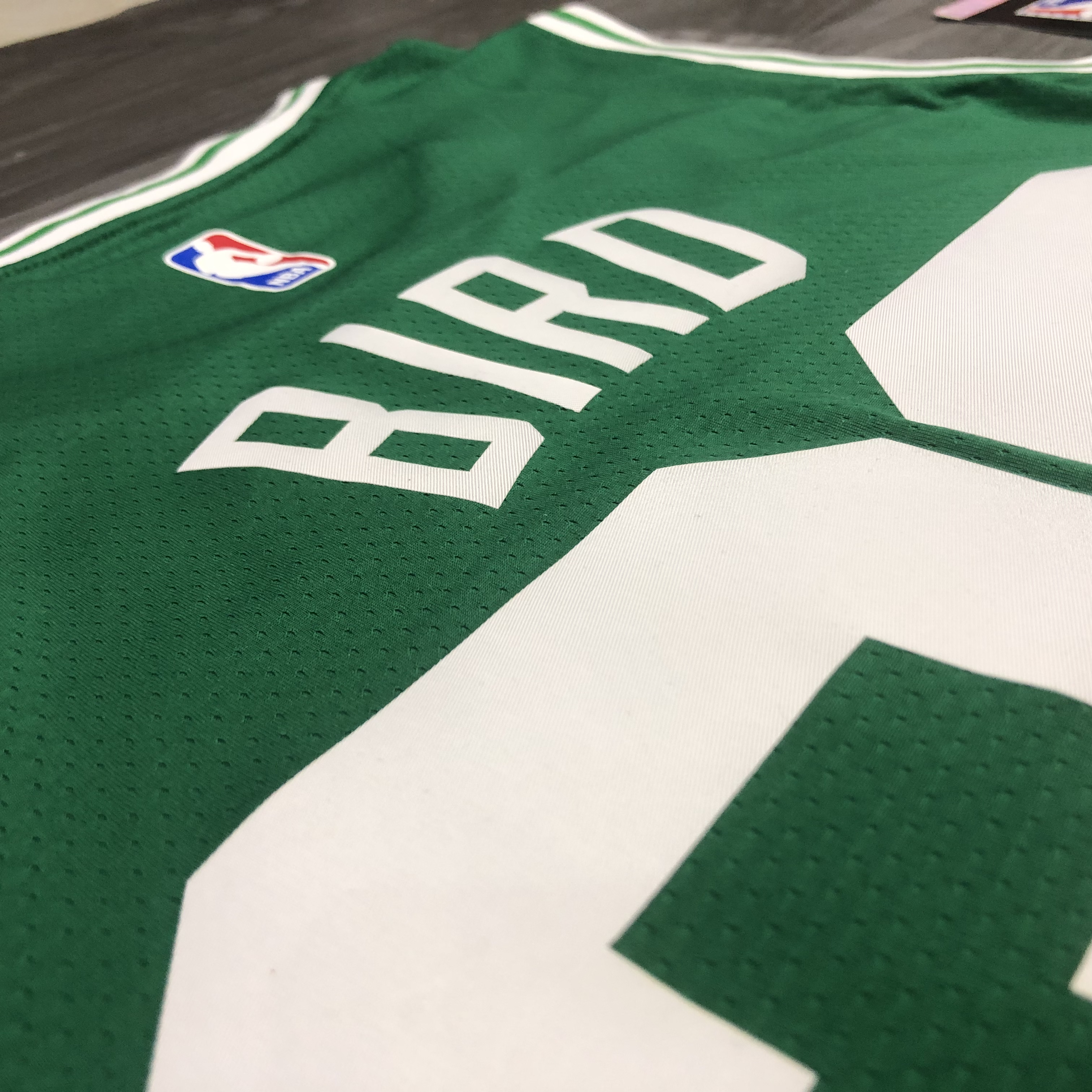 NBA Boston Celtics Green with White Name #33 BIRD Jersey High Quality Name and Number Print - leoleo123123