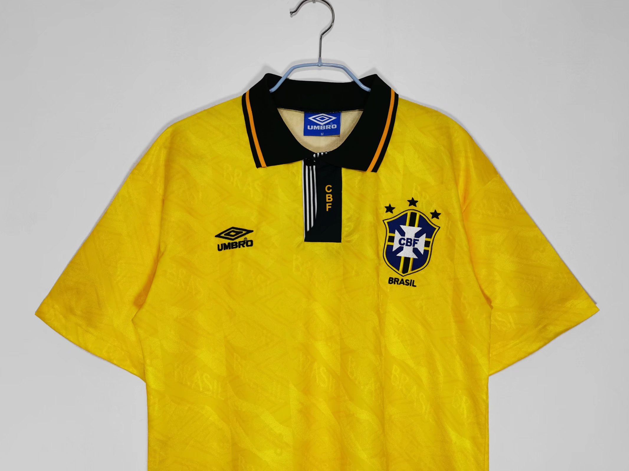 91/93 Brazil Home Retro Jersey - leoleo123123