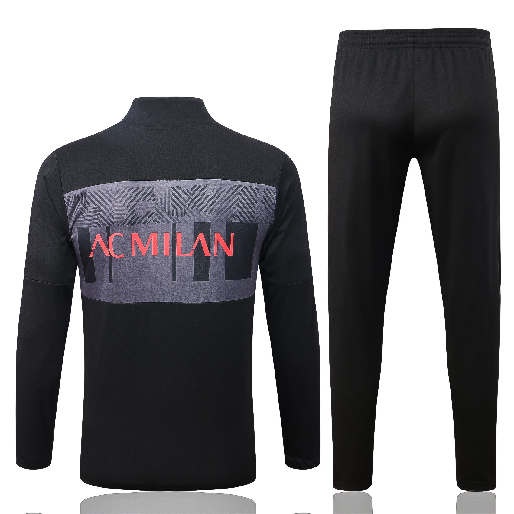 22-23 Ac Milan Black Jacket Tracksuit Thai Quality - leoleo123123