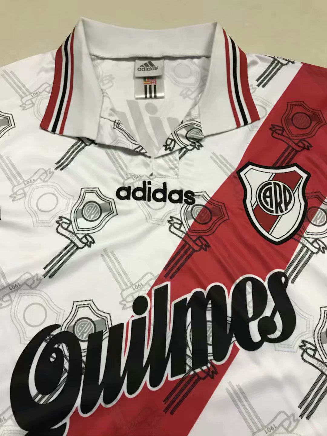 1996 River Plate Home Retro Jersey - leoleo123123