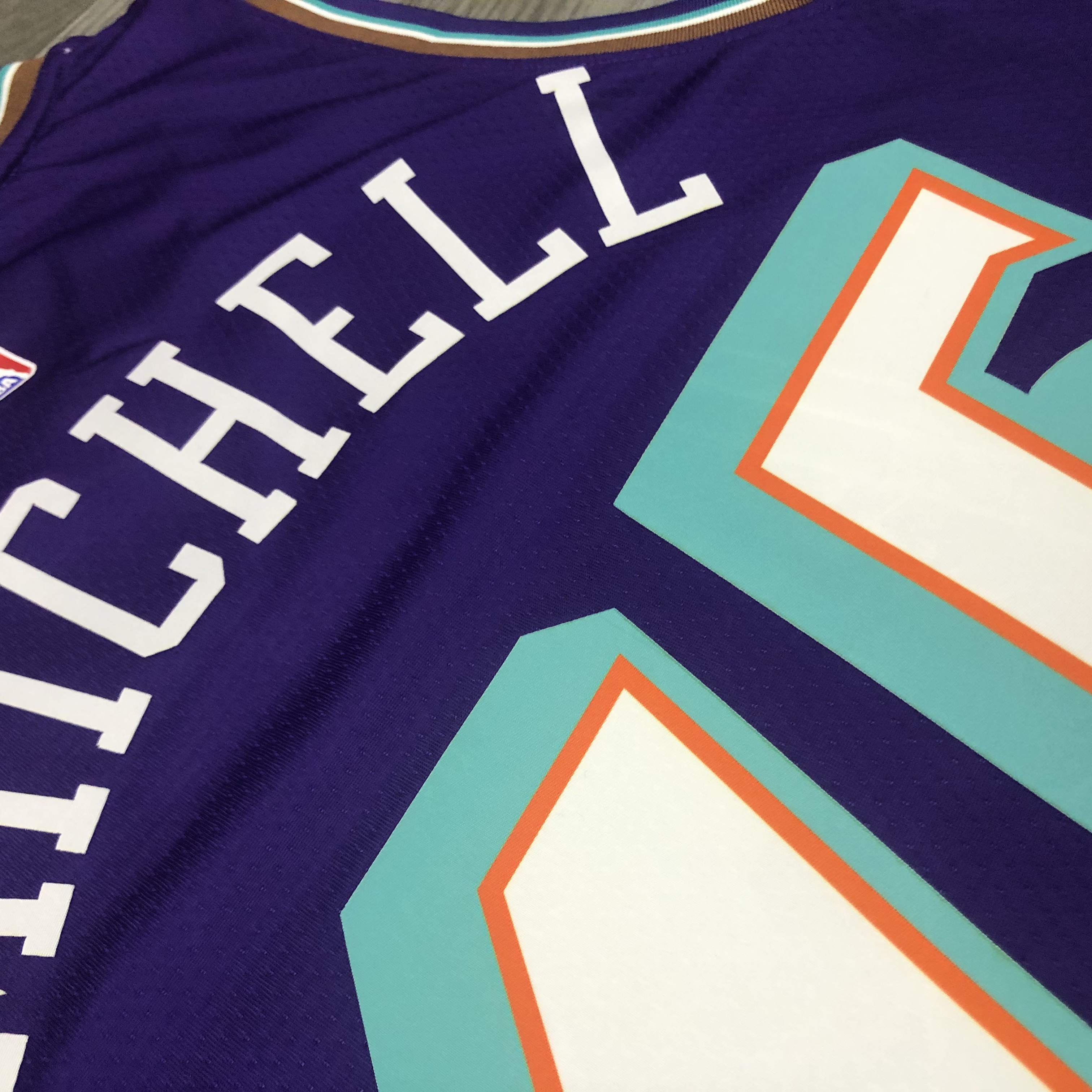 NBA Men Utah Jazz Purple Snow Mountain #45 MITCHELL Jersey High Quality Name and Number Print - leoleo123123