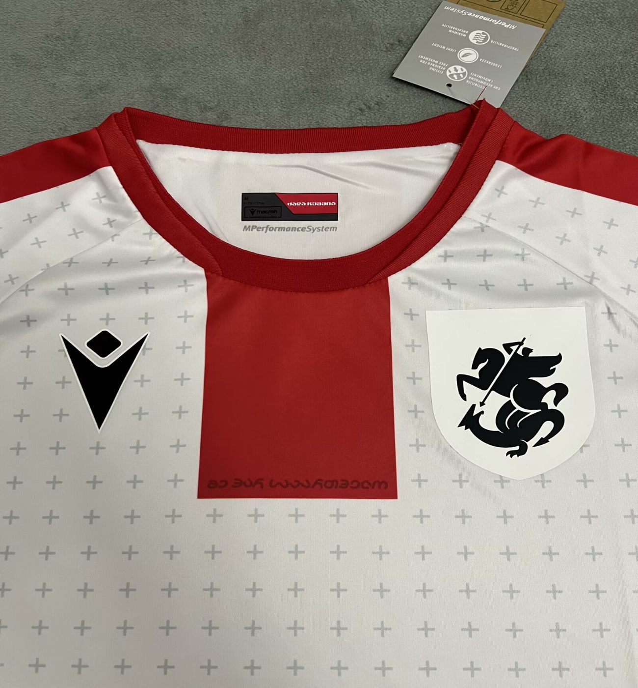 2024/25 Georgia Home White Fans Soccer Jersey - leoleo123123