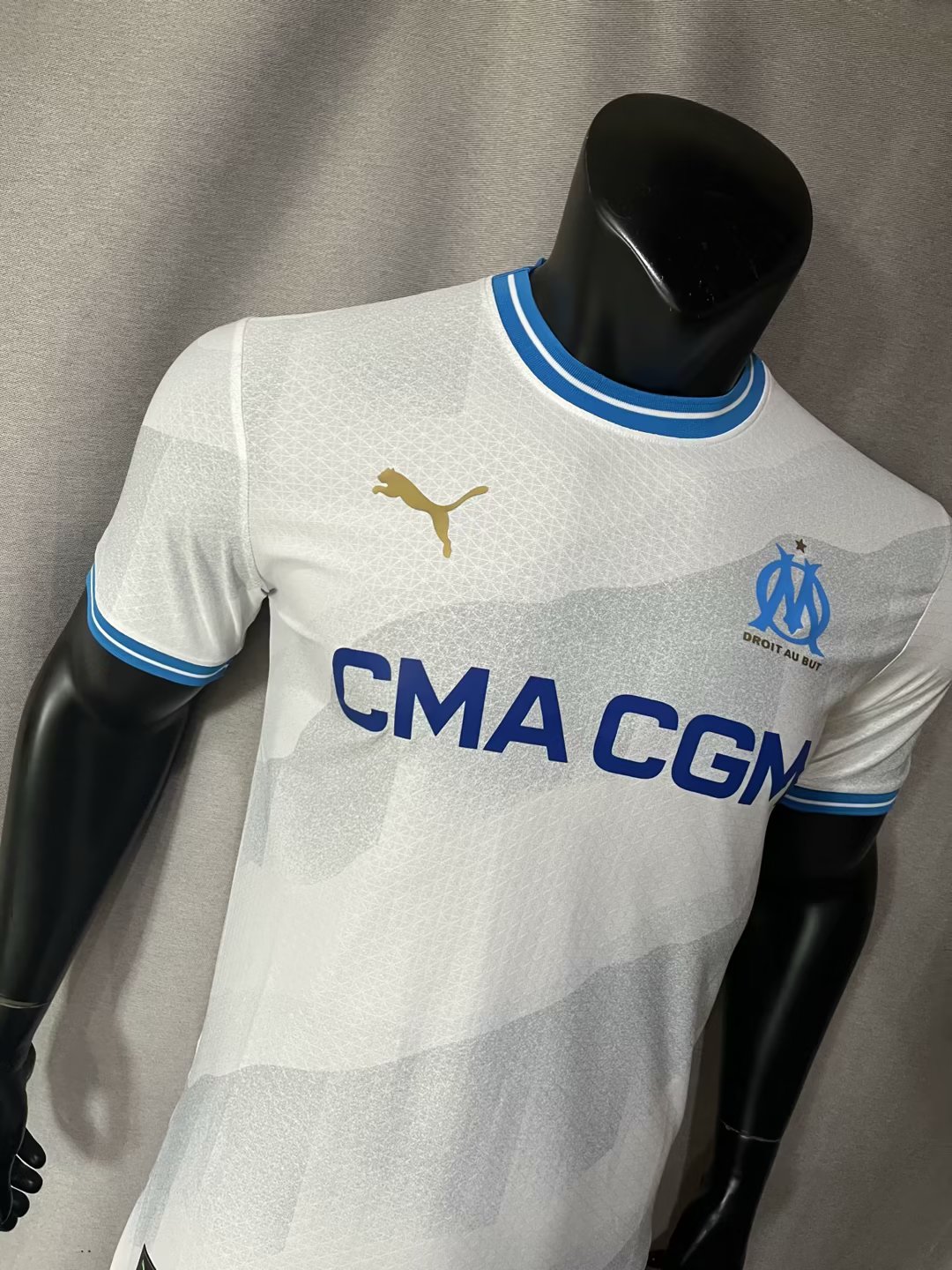 23/24 Marseille Home Jersey Player Version 1:1 Quality (chaoshen) - leoleo123123