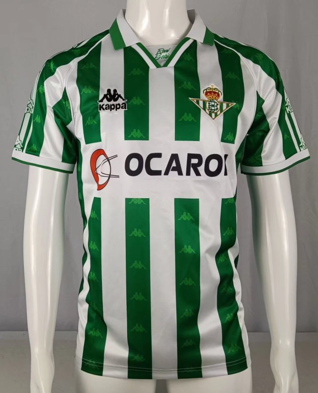 95/96 Real Betis Home Retro Jersey Thai Quality - leoleo123123