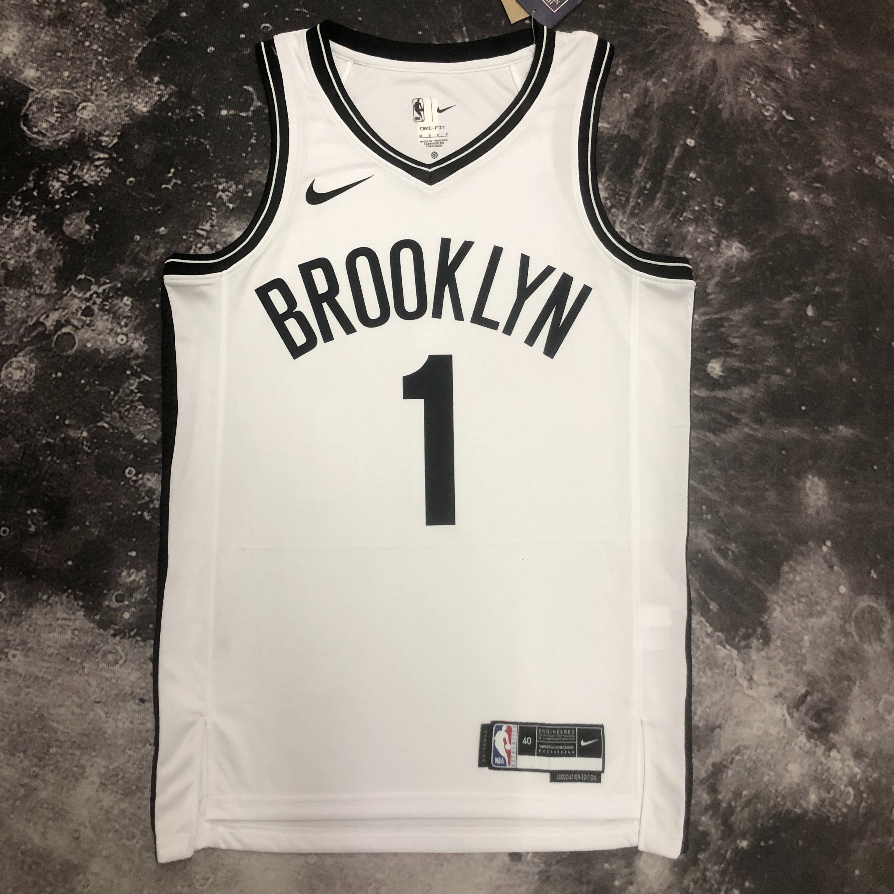 NBA Men 2023 Brooklyn Nets White #1 BRIDGES Jersey High Quality Name and Number Print - leoleo123123