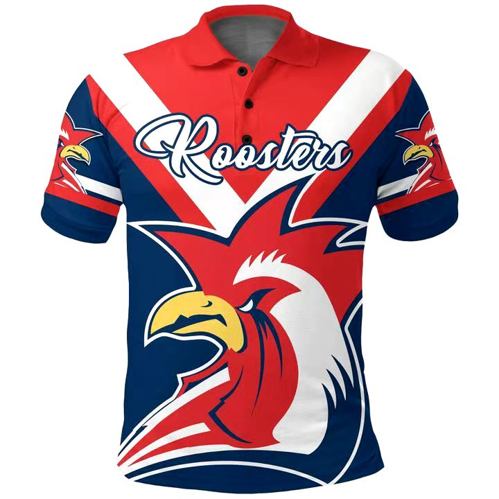 Rugby Season 2021 Sydney Roosters Rugby Polo High Quality - leoleo123123