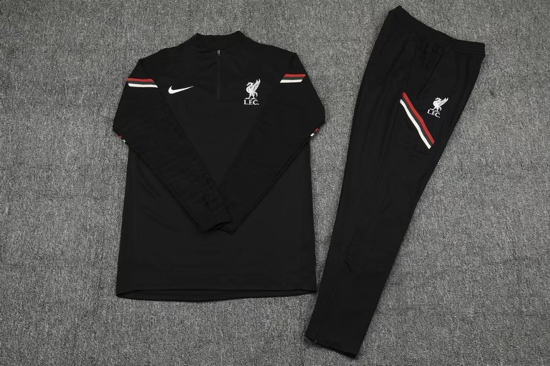 21/22 Liverpool Kids Black Sweater Tracksuit Thai Quality - leoleo123123