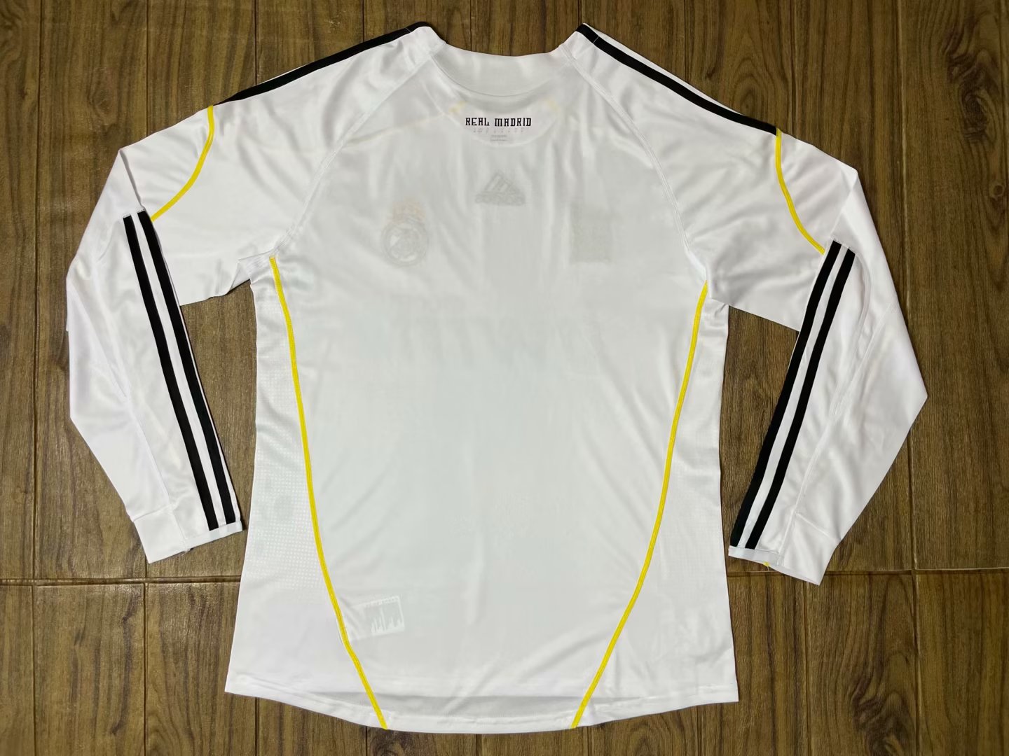 09/10 Real Madrid Home Retro Jersey Long Sleeve - leoleo123123