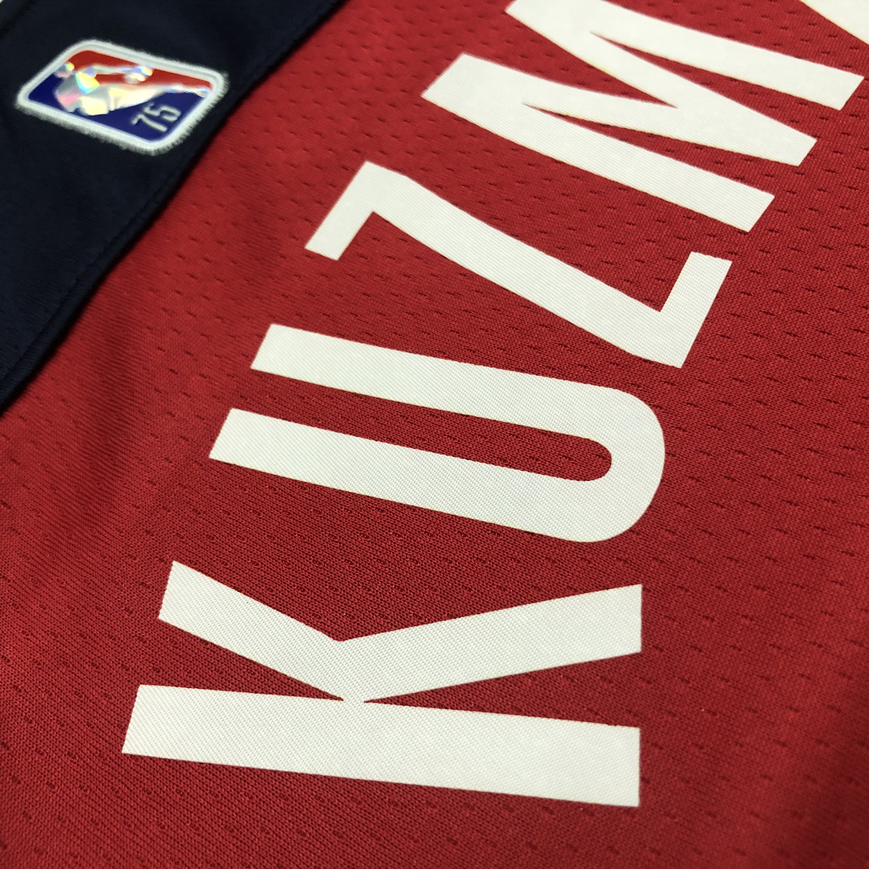 NBA 75th Anniversary Men Washington Wizards Red #33 KUZMA Jersey High Quality Name and Number Print - leoleo123123