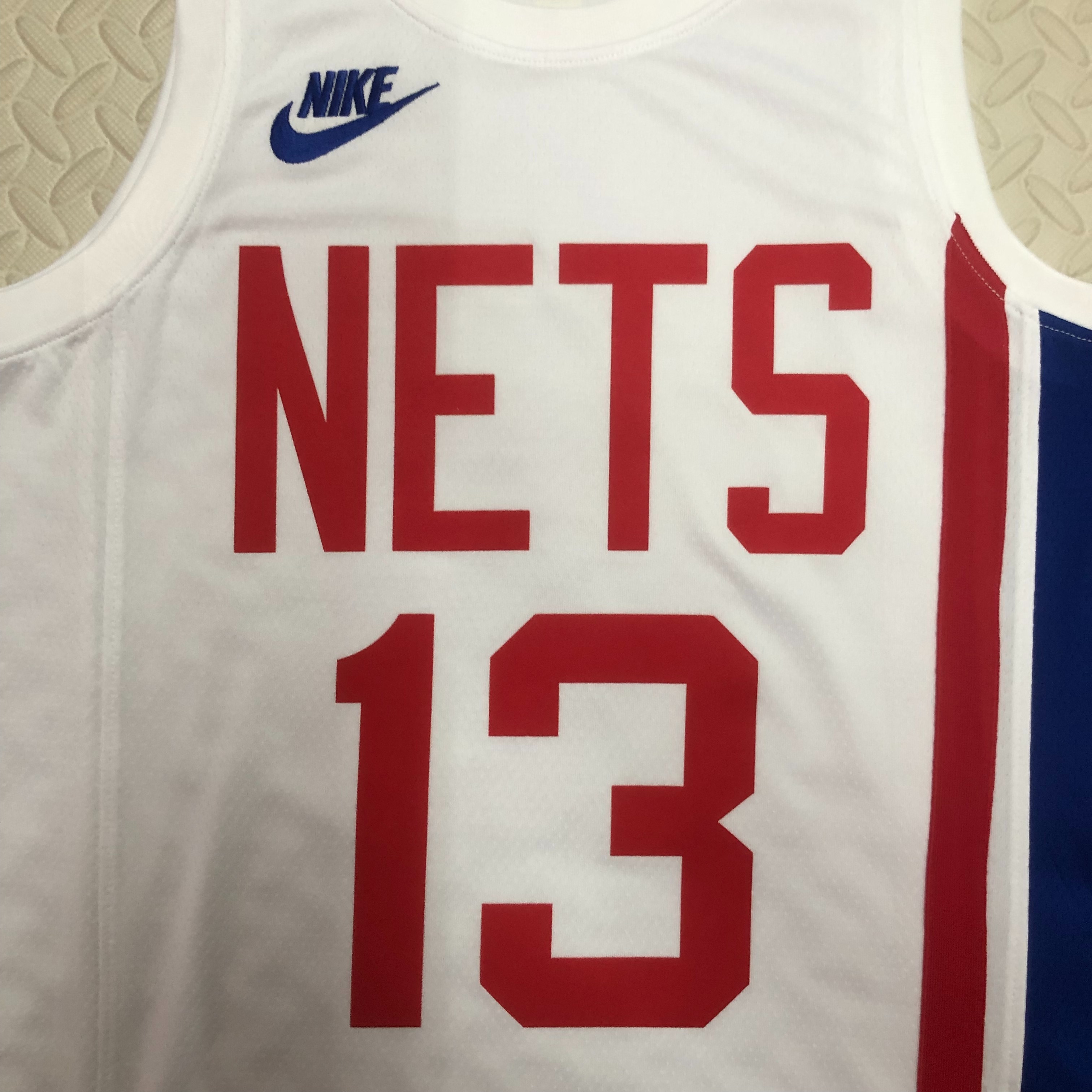 NBA Men Season 2023 Brooklyn Nets White #13 HARDEN Jersey High Quality Name and Number Print - leoleo123123
