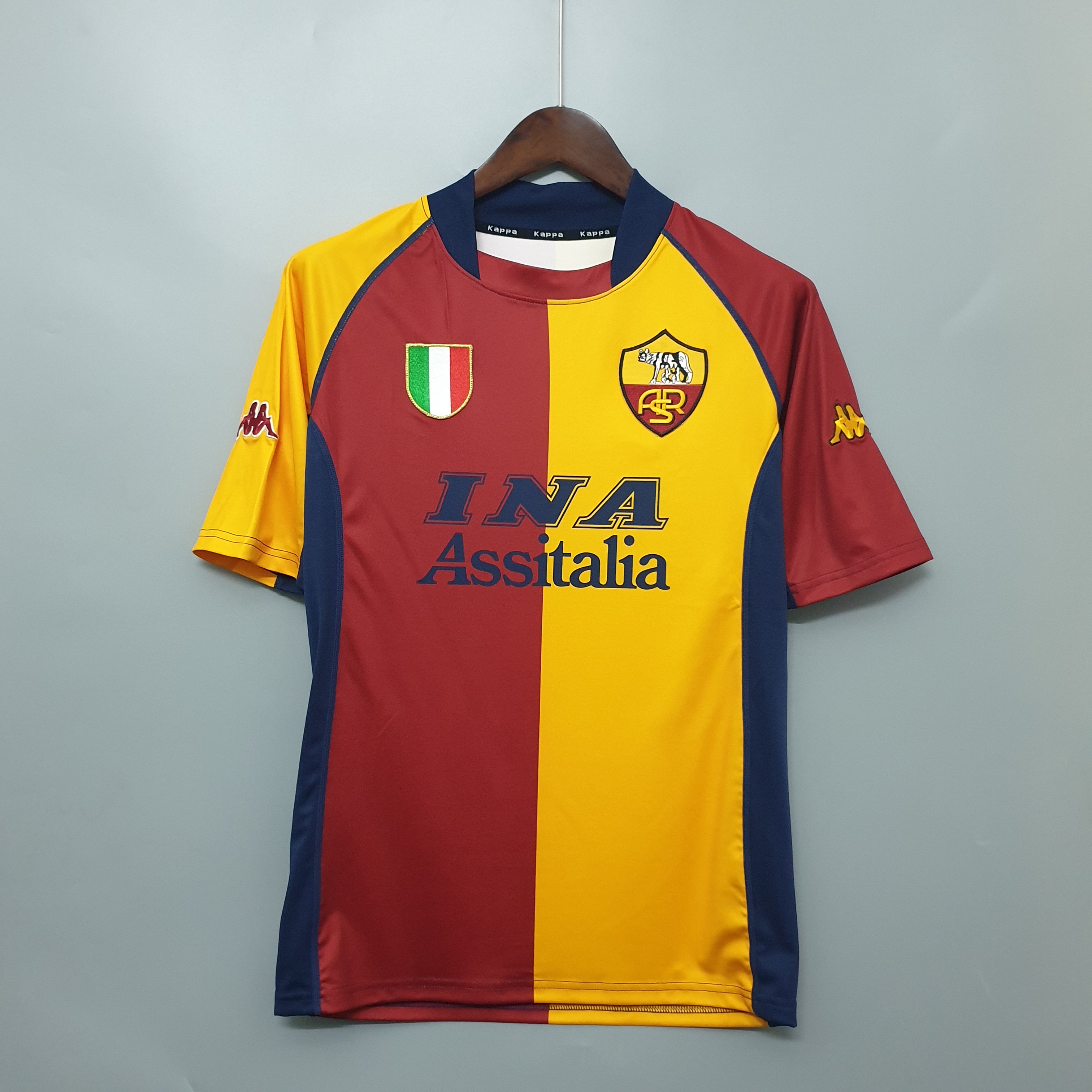 01/02 Roma Home Retro Jersey - leoleo123123