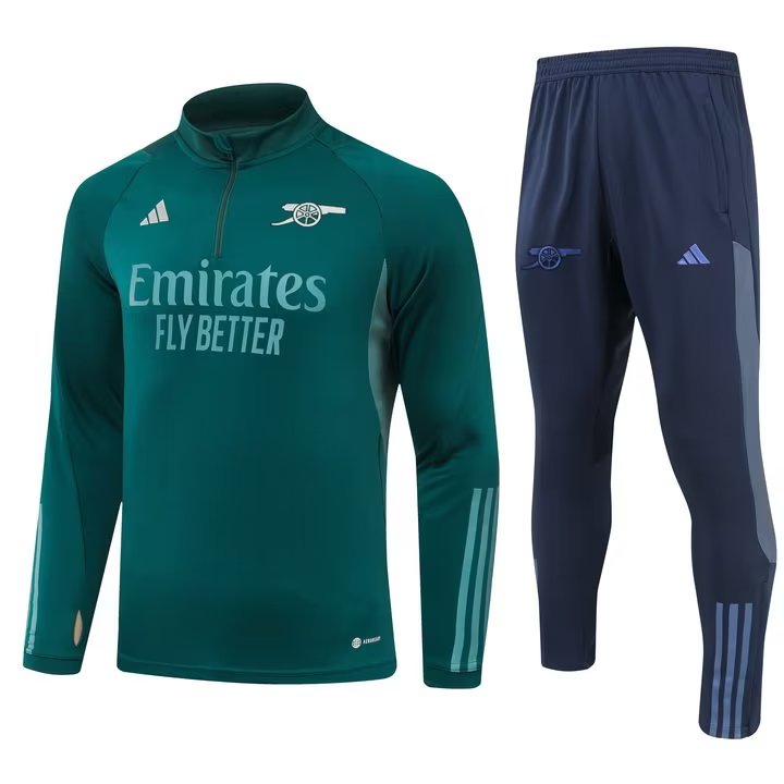 23/24 Arsenal Green Sweater Tracksuit Thai Quality - leoleo123123