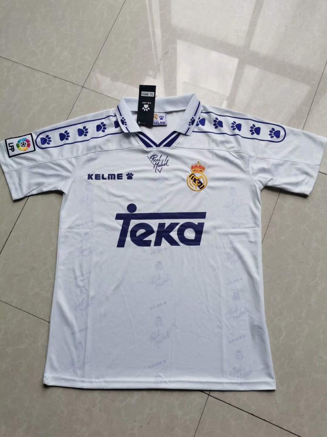92-96 Real Madrid Home Retro Jersey - leoleo123123