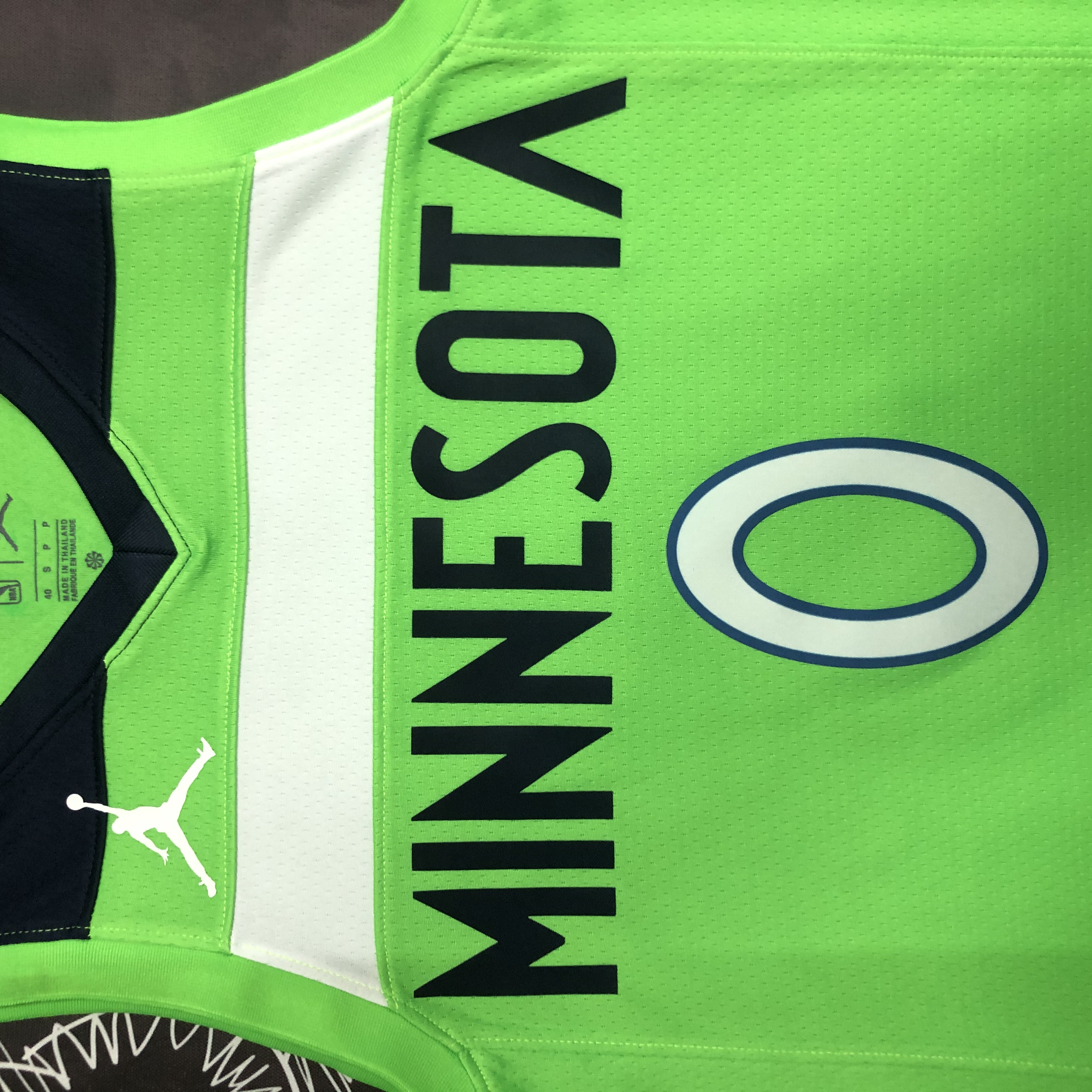 NBA Men Minnesota Timberwolves Green #O RUSSELL Jersey High Quality Name and Number Print - leoleo123123