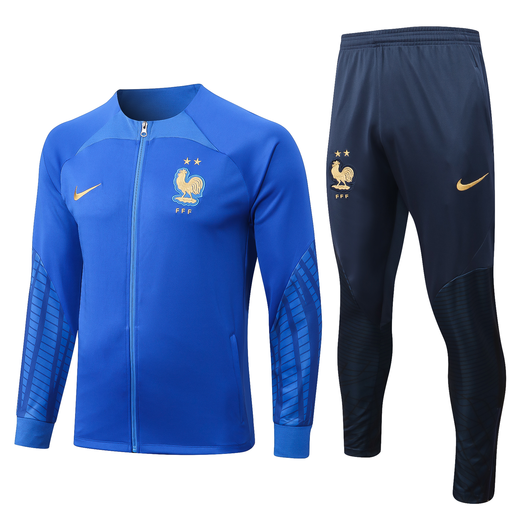 22-23 France Blue Jacket Tracksuit Thai Quality - leoleo123123