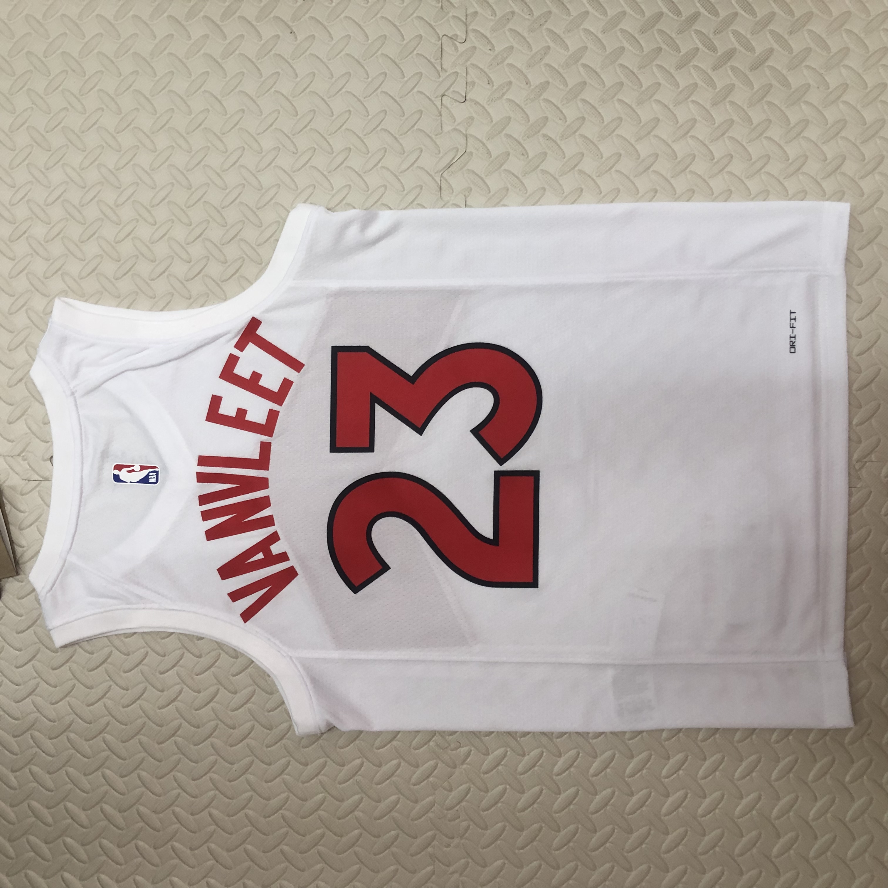 NBA Men Toronto Raptors White #23 VANVLEET Jersey High Quality Name and Number Print - leoleo123123