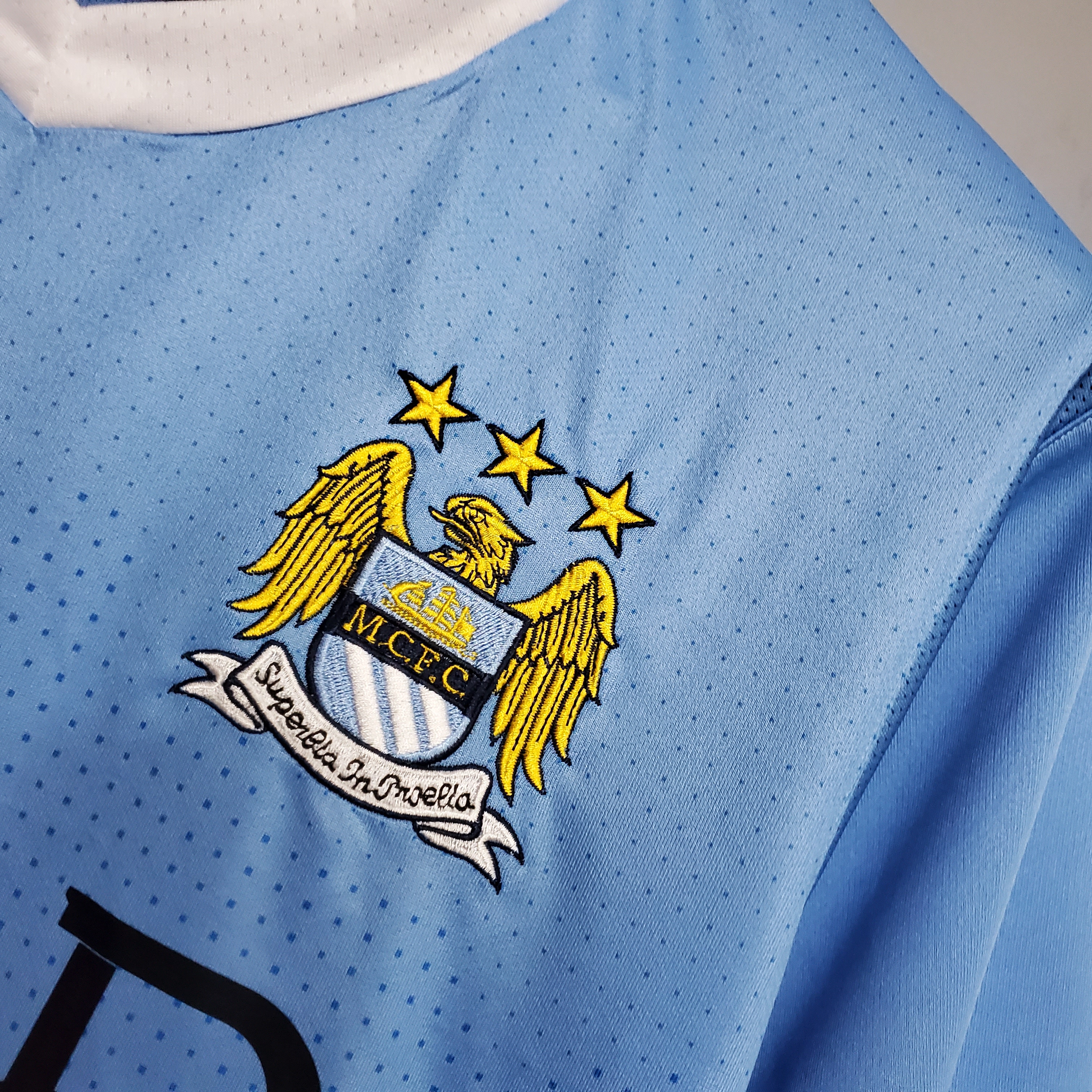 11/12 Man City Home Retro Jersey - leoleo123123