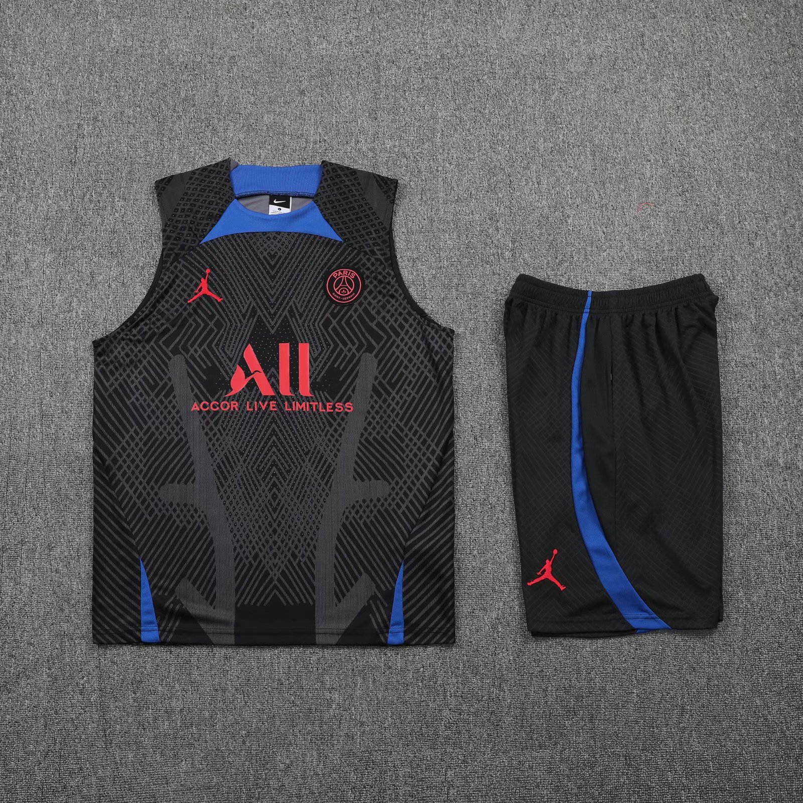 22/23 PSG Black Training Vest Training suit - leoleo123123