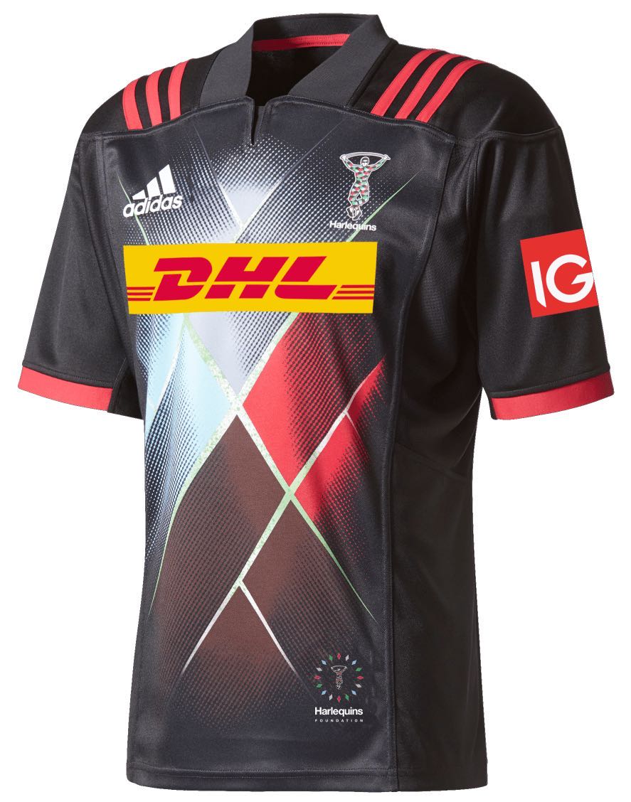 Rugby 2021-2021 Harlequins Black Rugby Jersey High Quality - leoleo123123