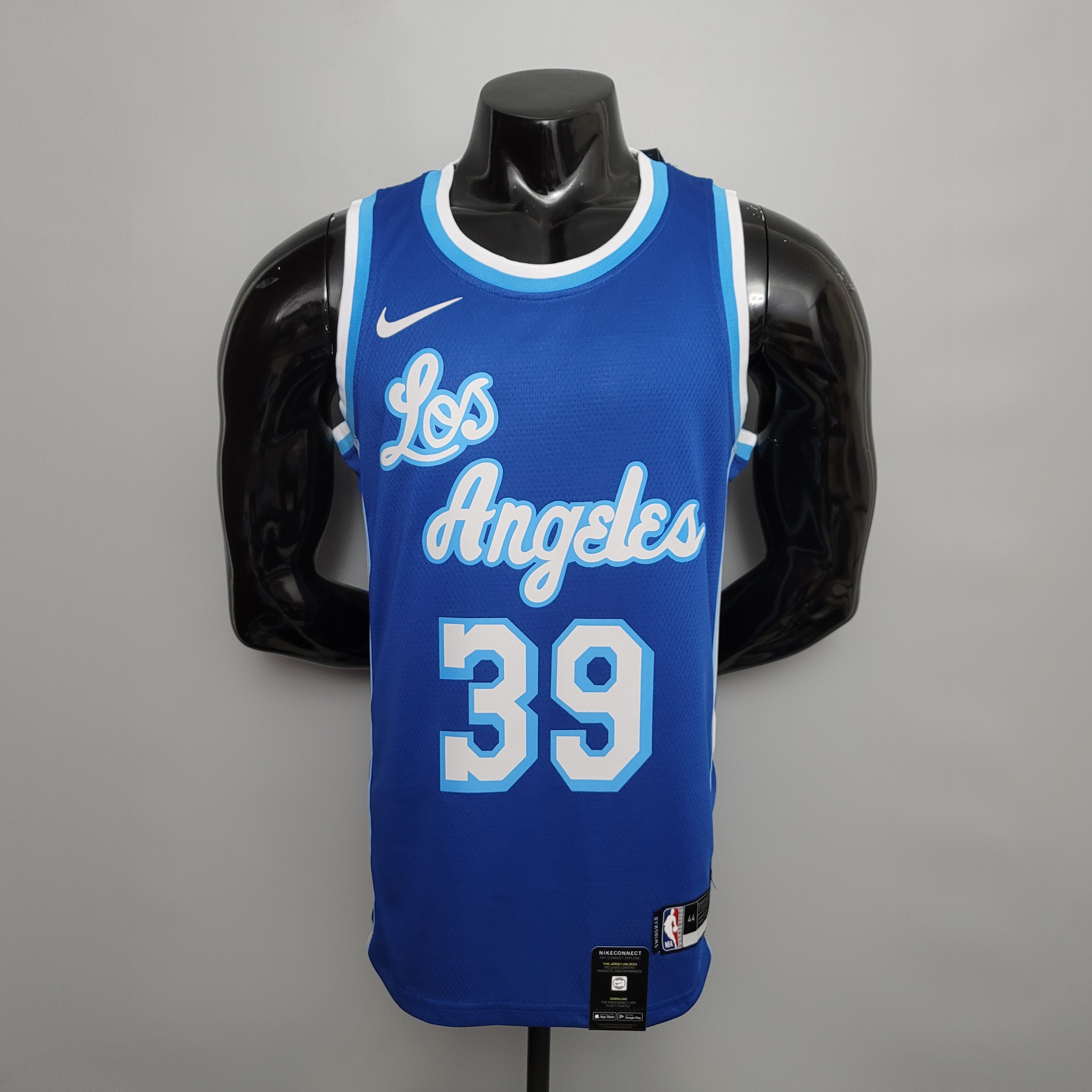 NBA Men Los Angeles Lakers Retro in Latin #39 HOWARD Blue Round Neck Jersey High Quality Name and Number Print - leoleo123123