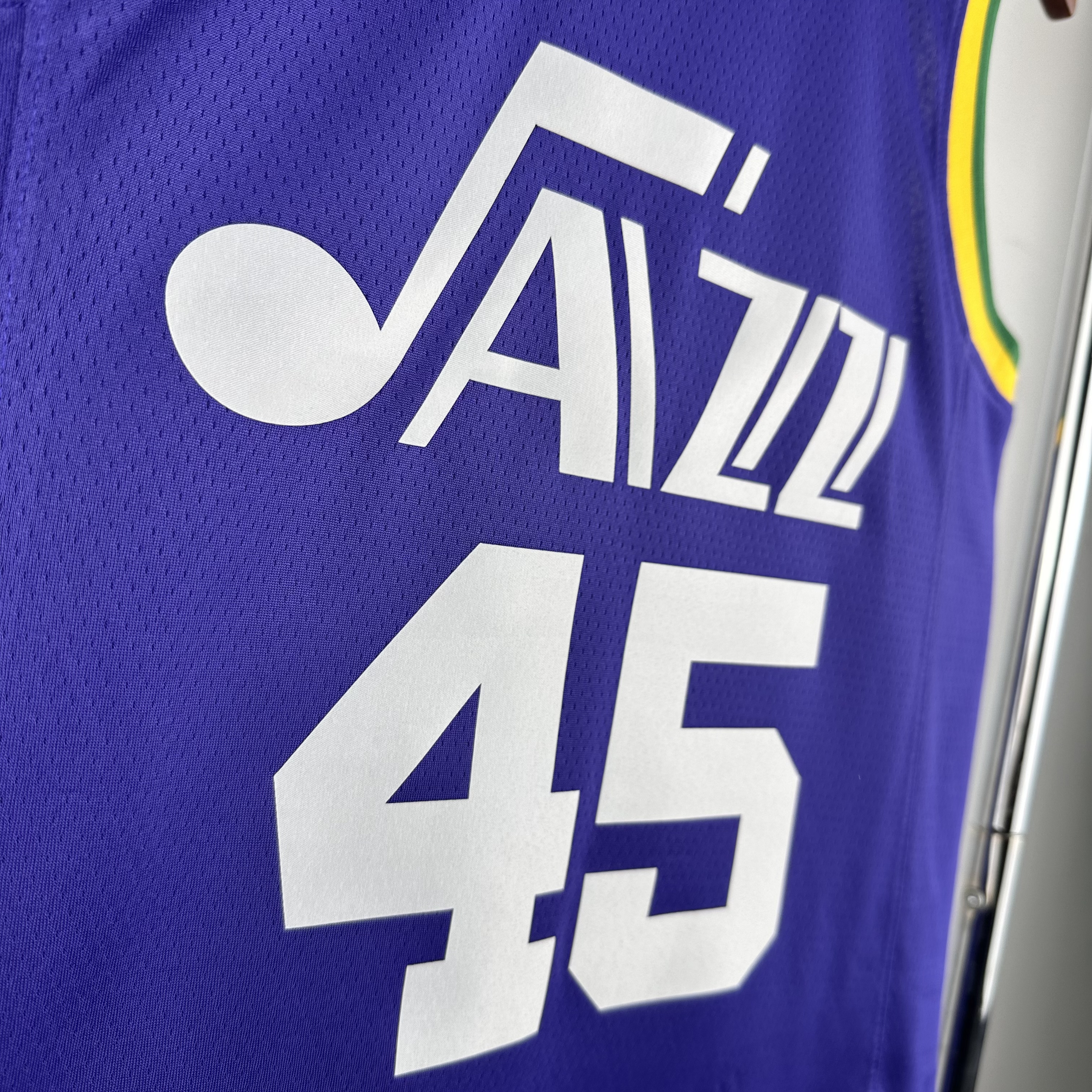 NBA 2024 Men Utah Jazz Purple #45 MITCHELL Jersey High Quality Name and Number Print - leoleo123123