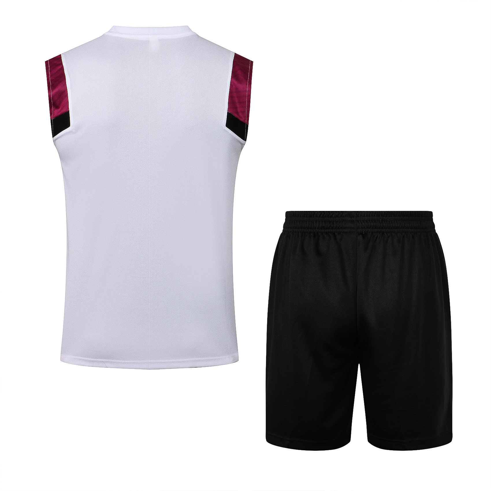 21/22 PSG White Vest Training Set--Vest and Short Pant Training Tracksuit - leoleo123123