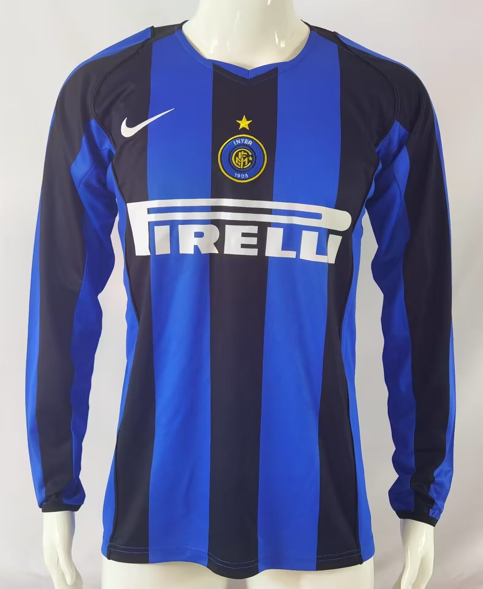 04-05 Inter Milan Home Retro Jersey Long Sleeve - leoleo123123