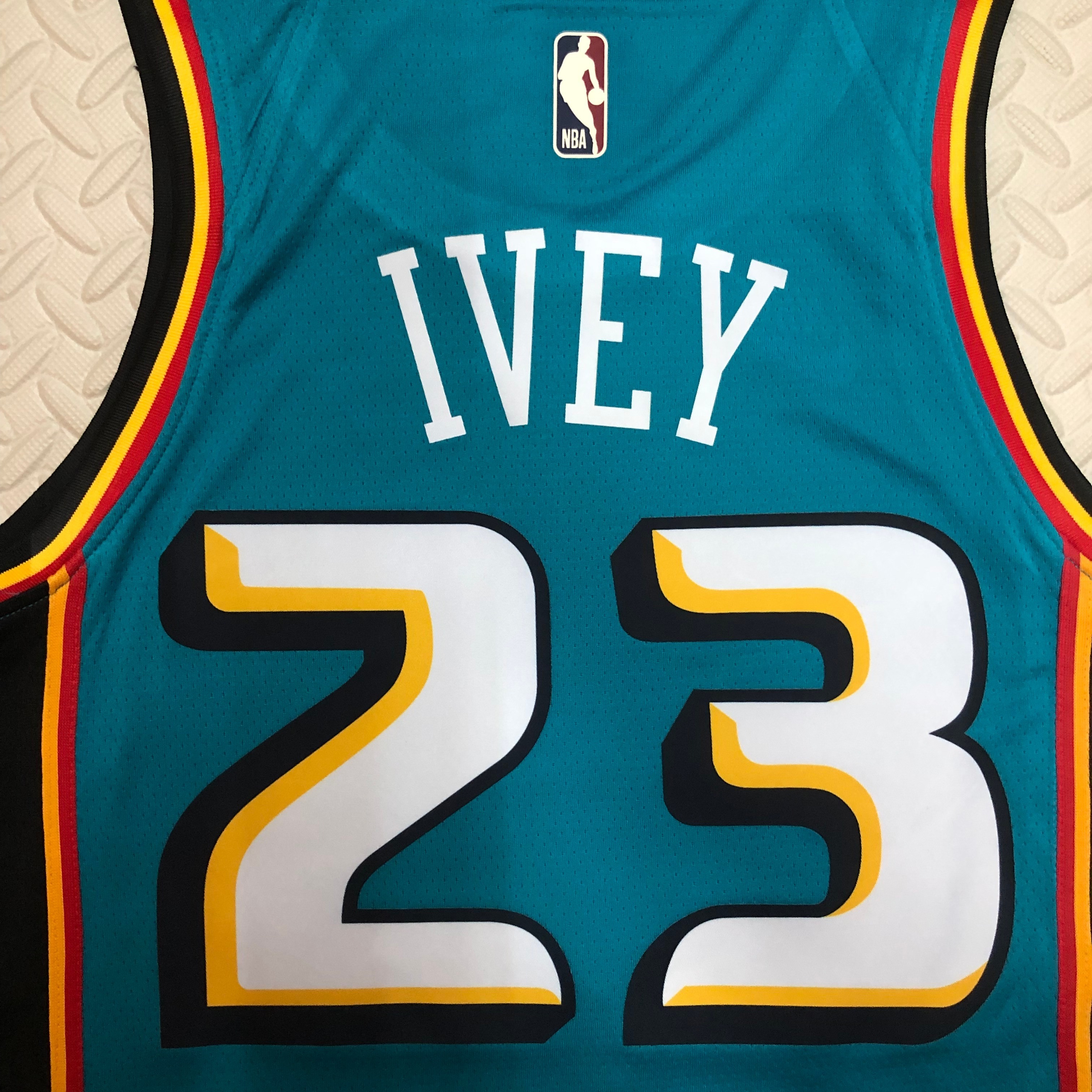 NBA Season 2023 Detroit Pistons Retro Green #22 IVEY Jersey High Quality Name and Number Print - leoleo123123