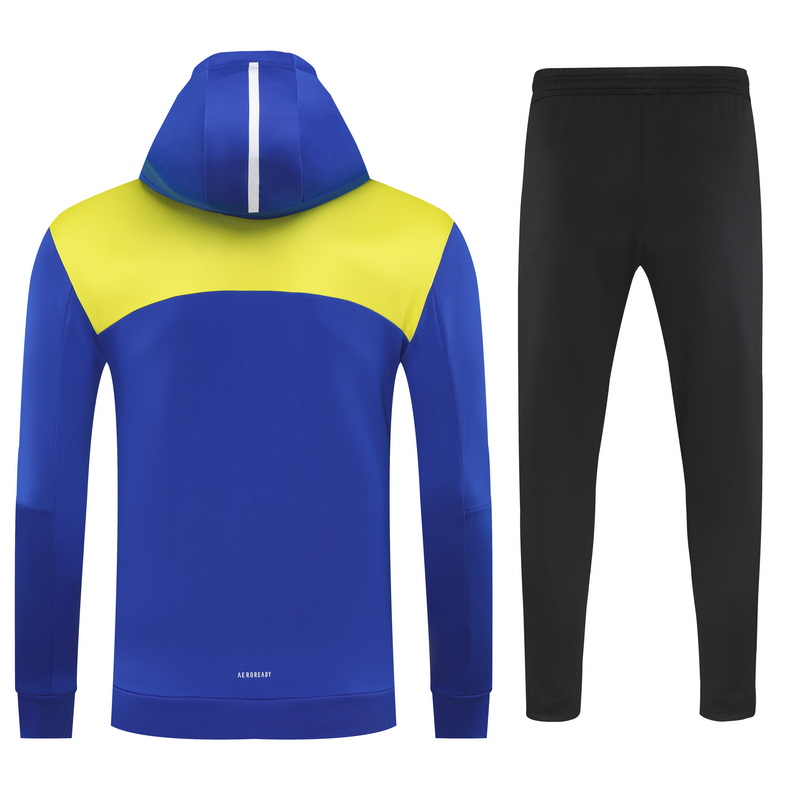 21-22 Juventus Blue Jacket with Cap Tracksuit Thai Quality - leoleo123123