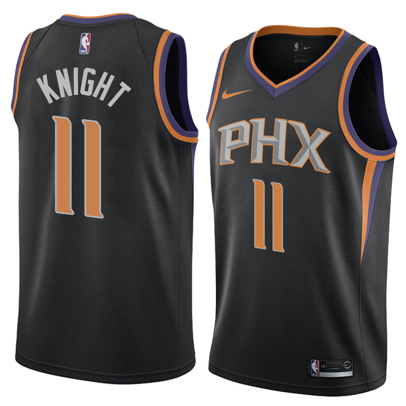 NBA Men Phoenix Suns Black #11 KNIGHT Jersey High Quality Name and Number Print - leoleo123123
