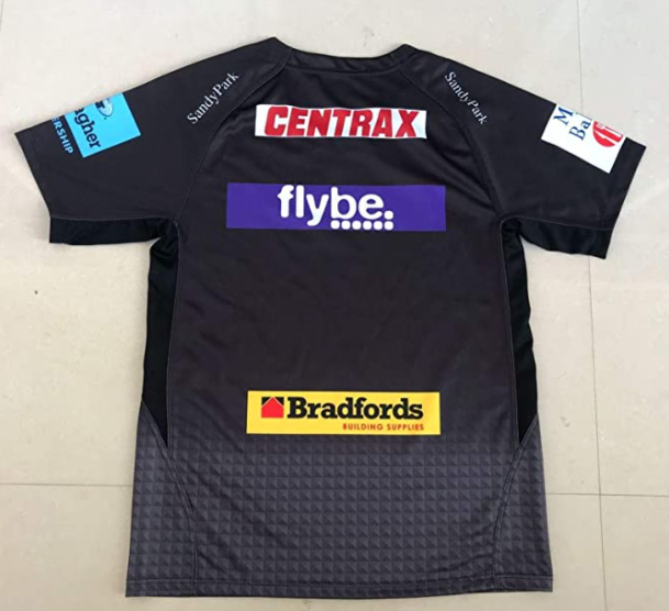 Rugby Season 2021 Exeter Chiefs Black Rugby Jersey High Quality - leoleo123123