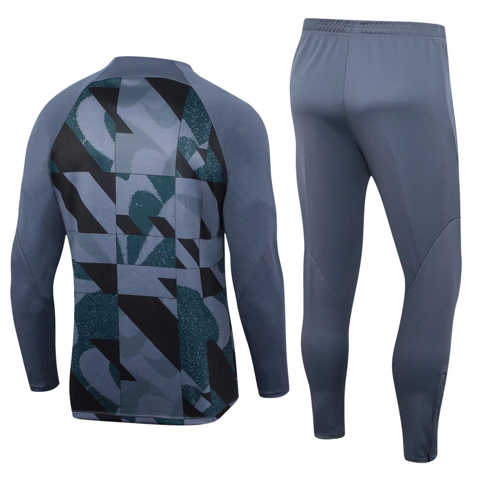 23/24 Barcelona Grey Sweater Tracksuit Thai Quality - leoleo123123