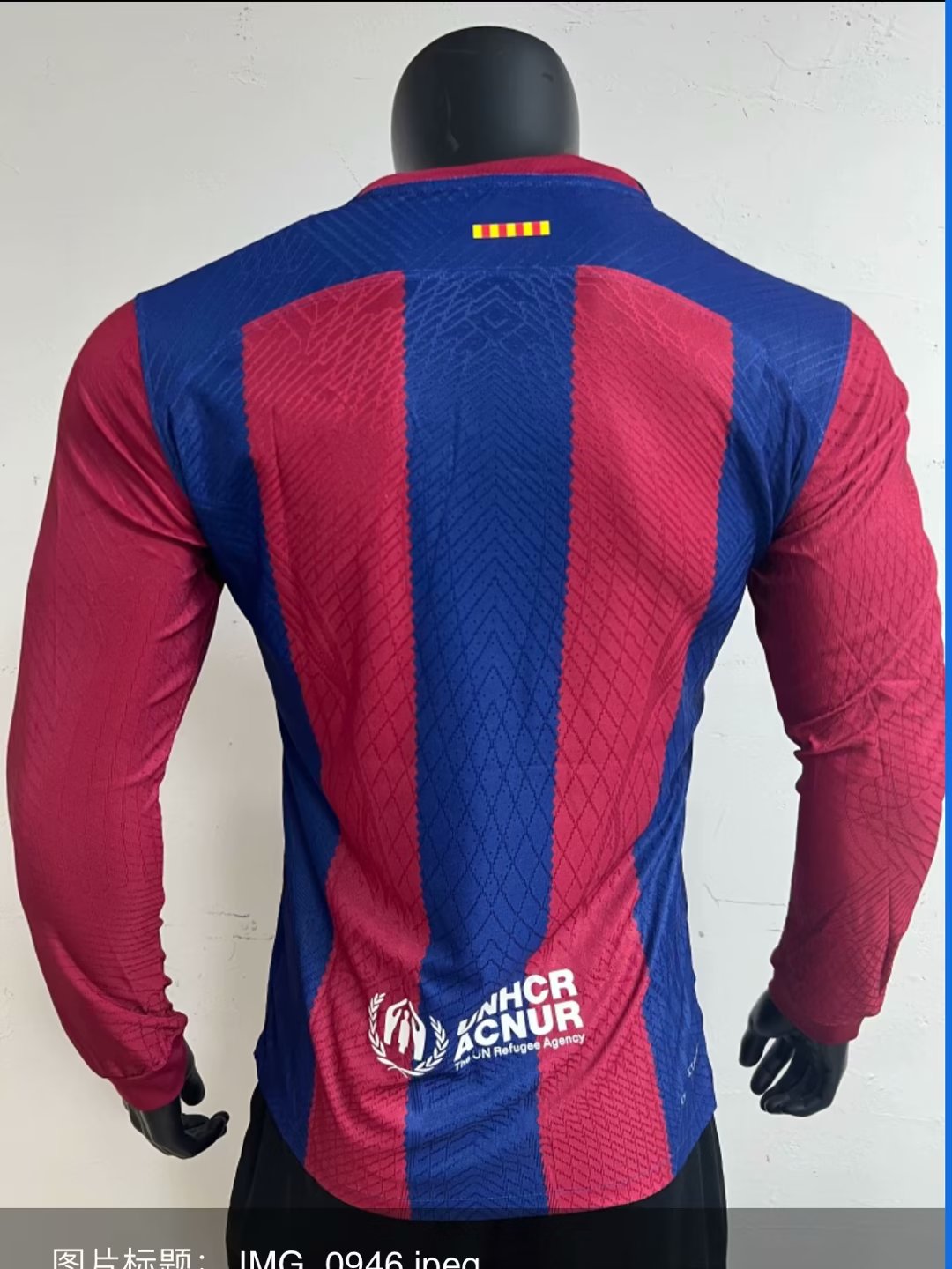 23/24 Barcelona Home Jersey Long Sleeve Player Version 1:1 Quality - leoleo123123
