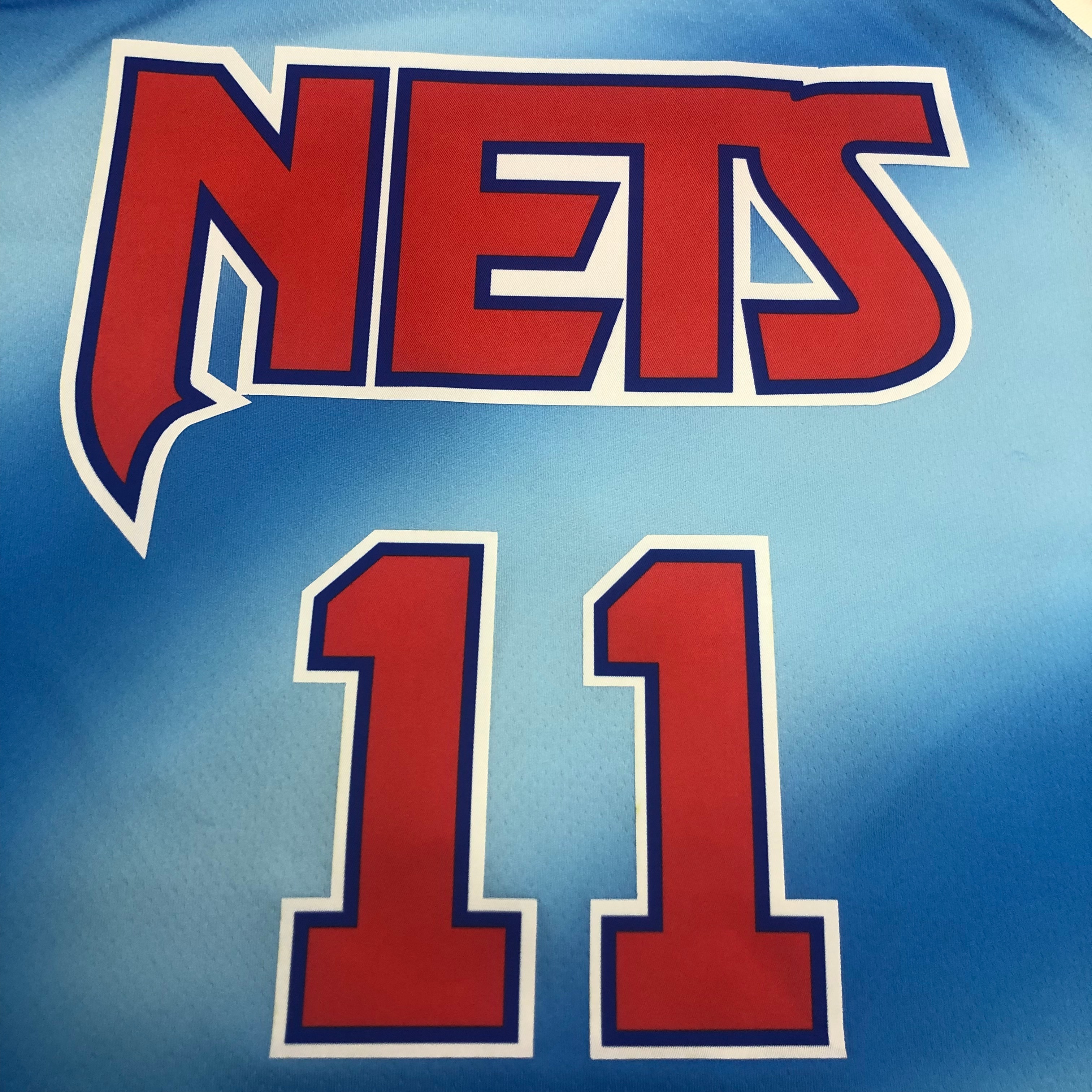 NBA Men Season 2021 Brooklyn Nets Blue Retro #11 IRVING Jersey High Quality Name and Number Print - leoleo123123