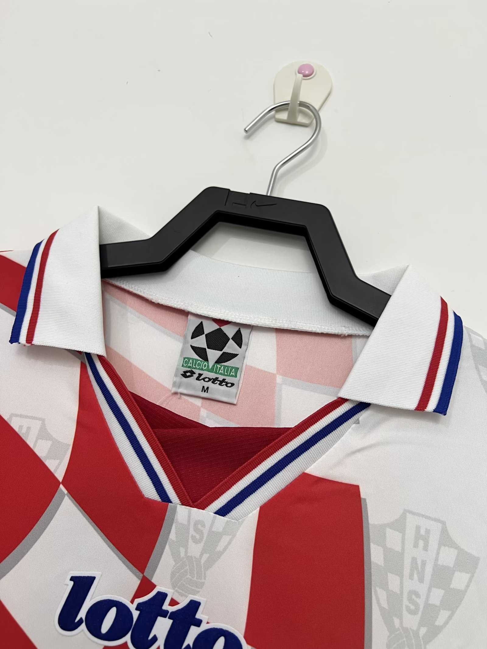 1998 Croatia Home Retro Soccer Jersey - leoleo123123