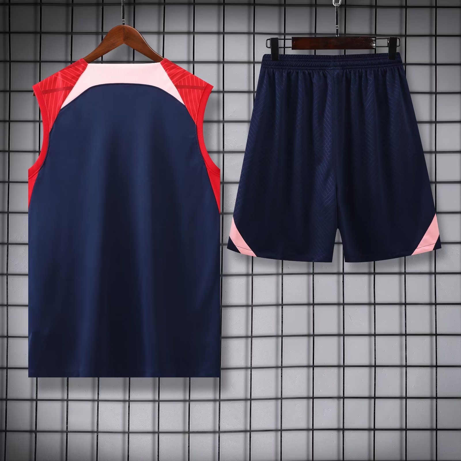 23/24 At Madrid Dark BlueTraining Vest Training suit - leoleo123123