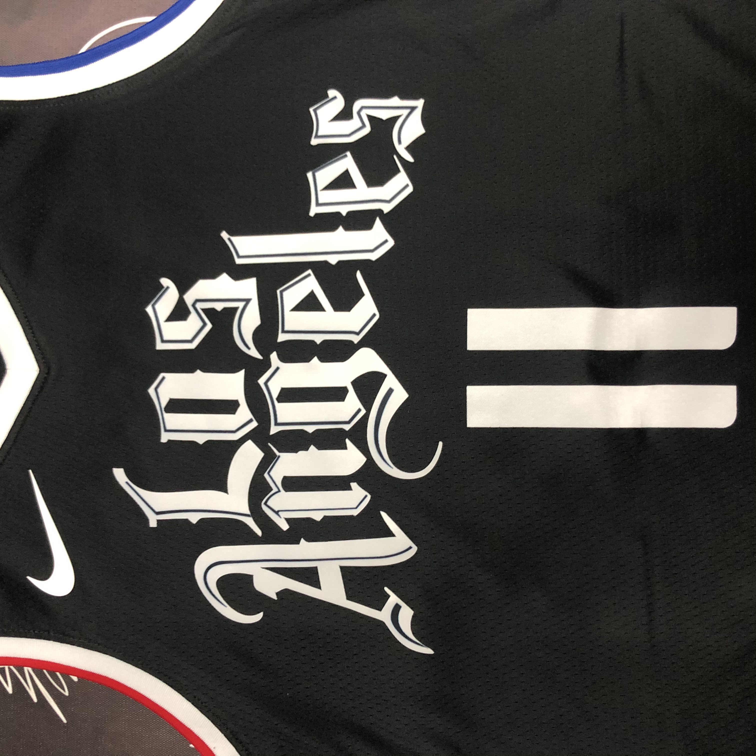 NBA Season 20-21 Men Los Angeles Clippers in Latin Black City #11 WALL Jersey High Quality Name and Number Print - leoleo123123