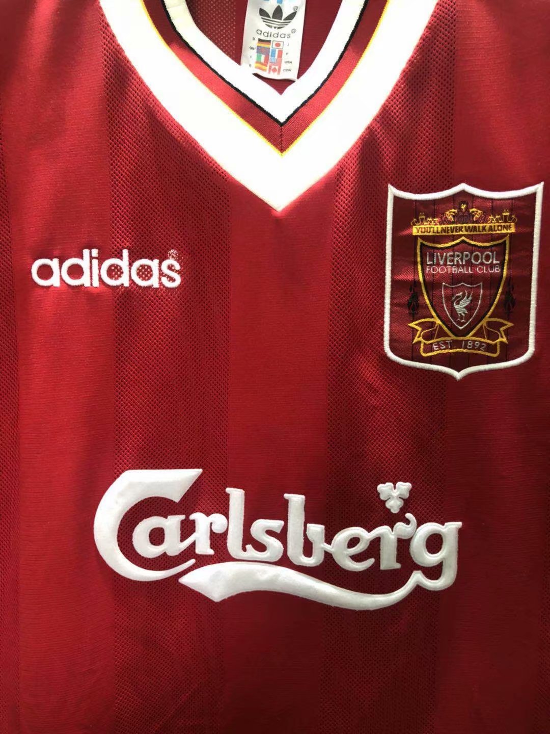 96-96 Liverpool Home Retro Jersey - leoleo123123