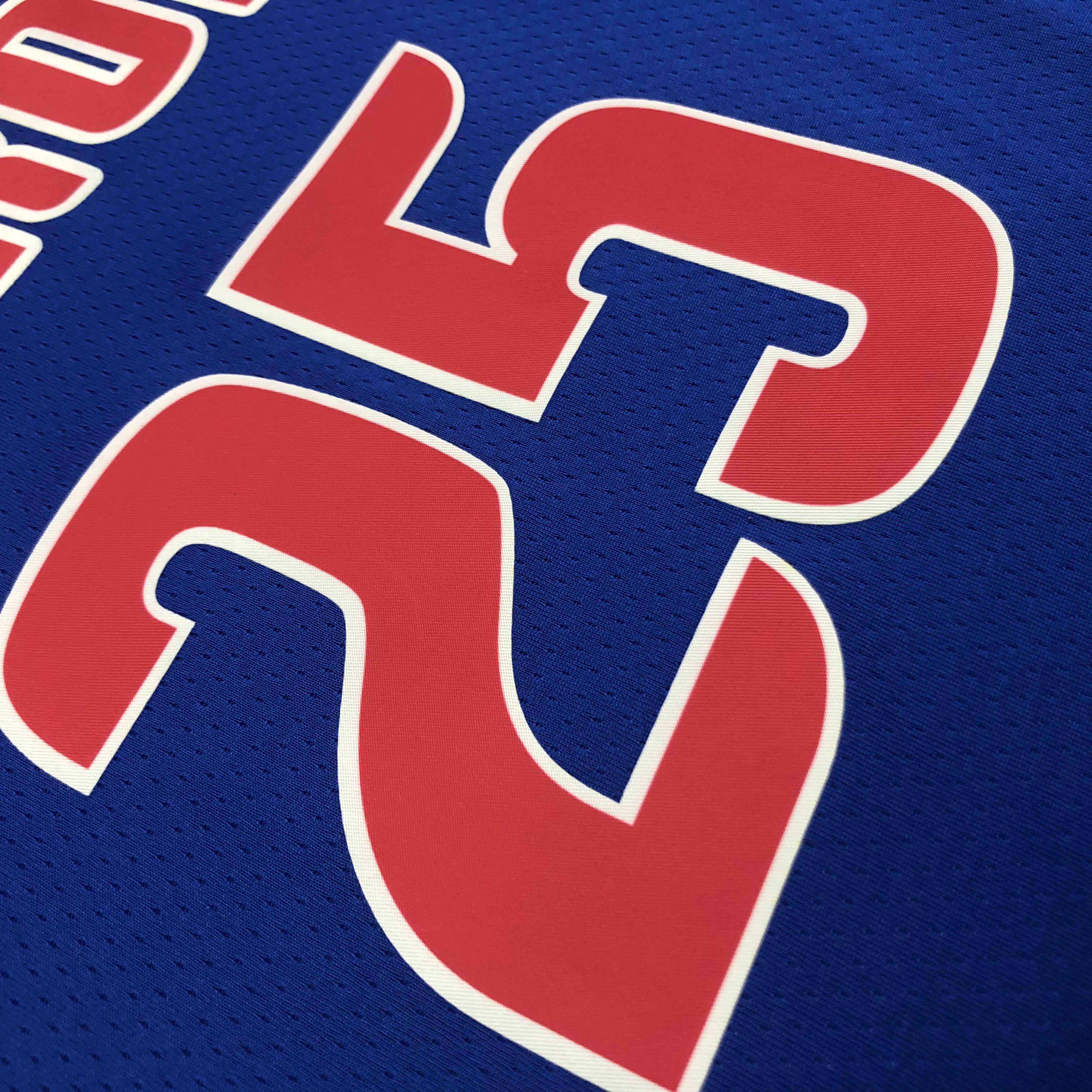 NBA 75th Anniversary Detroit Pistons Blue #25 ROSE Jersey High Quality Name and Number Print - leoleo123123