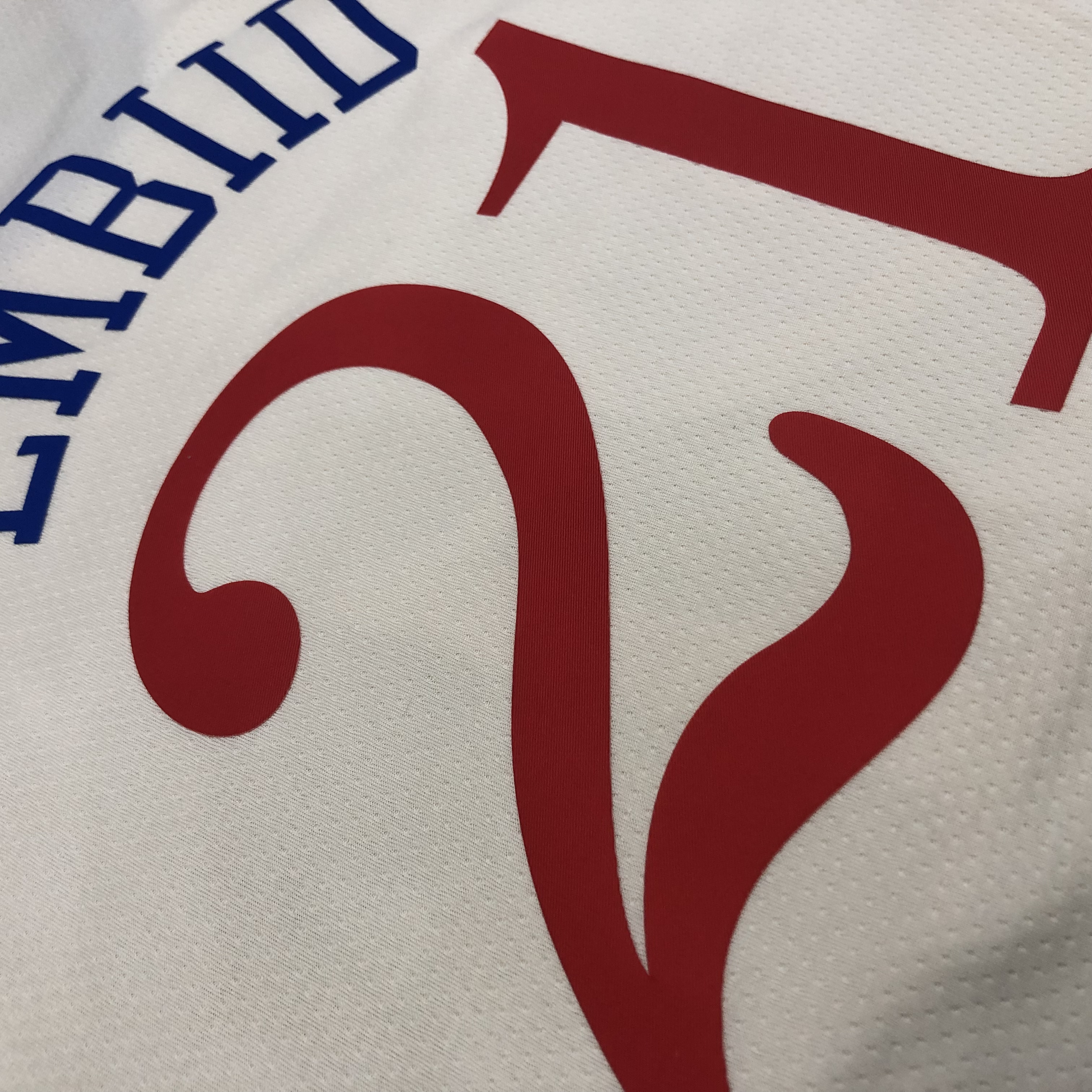 NBA Men Season 20-21 Philadelphia 76ers Beige #21 EMBIID City Jersey High Quality Name and Number Print - leoleo123123