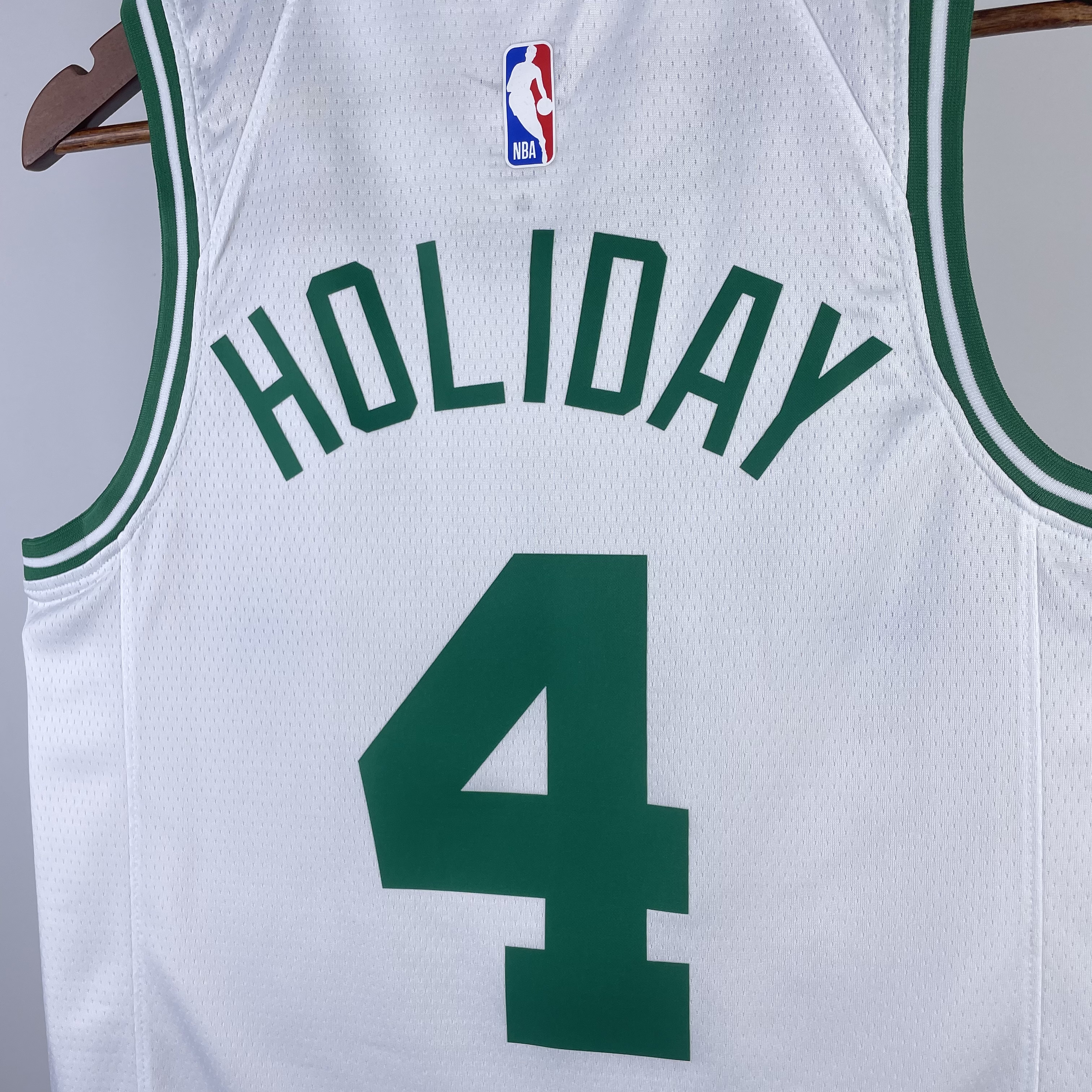 NBA Men Season 2023 Boston Celtics White #4 HOLIDAY Jersey High Quality Name and Number Print - leoleo123123