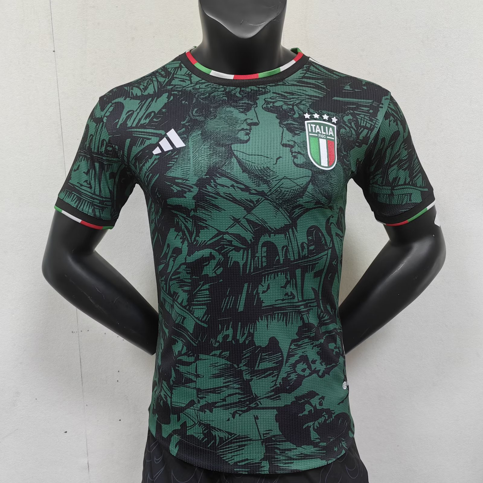 23/24 Italy Green Soccer Jersey Player Version 1:1 Quality - leoleo123123